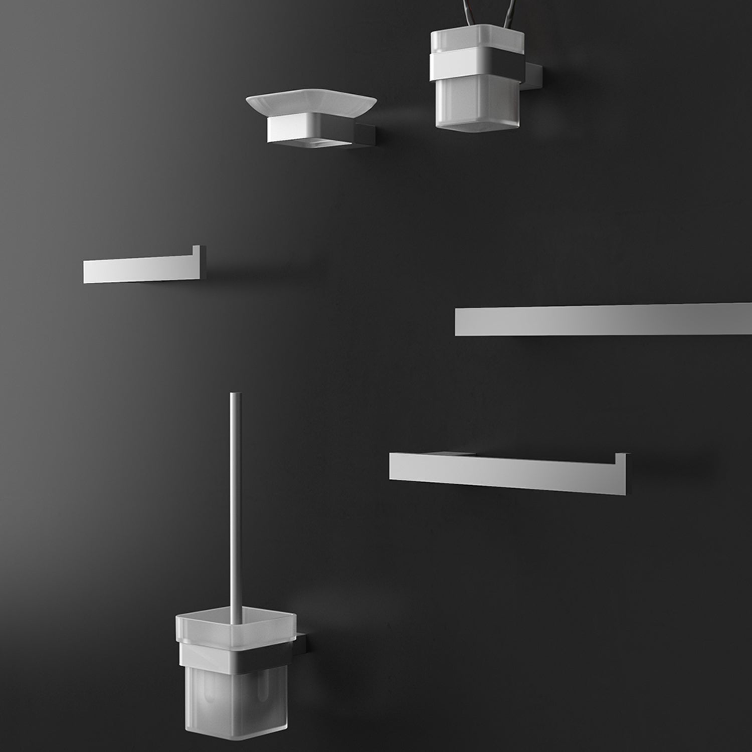  Portasalviette 60 cm in Acciaio Inox AISI 304 e Cromall Maui di Gedy - Spazzolato by CeramicStore | Lo specialista del tuo bagno