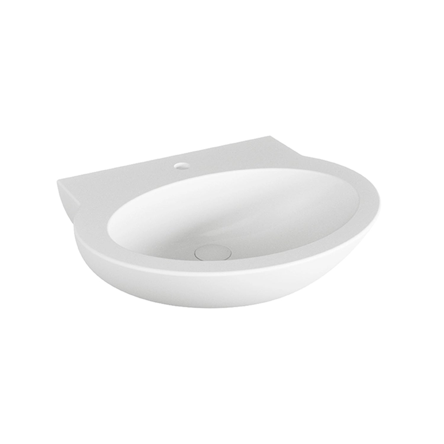 Lavabo Azzurra Clik sospeso 60x51 cm con foro rubinetteria - Bianco lucido by CeramicStore | Lo specialista del tuo bagno
