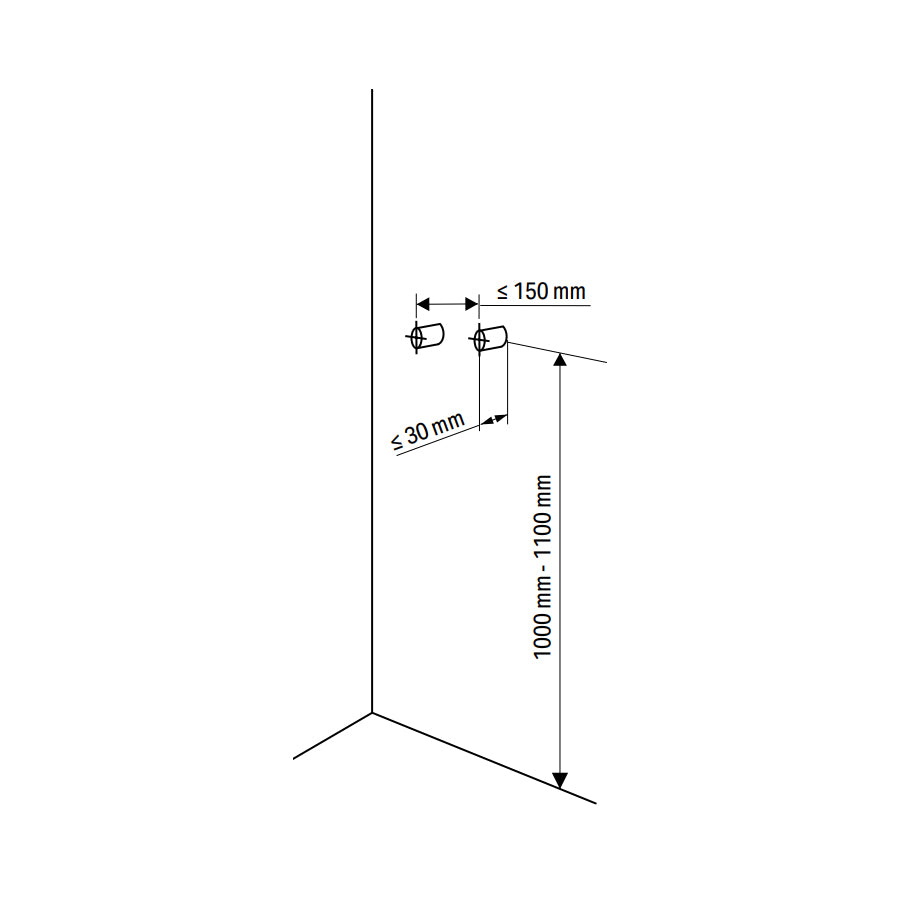 Pannello Doccia Idromassaggio in acciaio Inox Spazzolato con cascata modello Agata 2