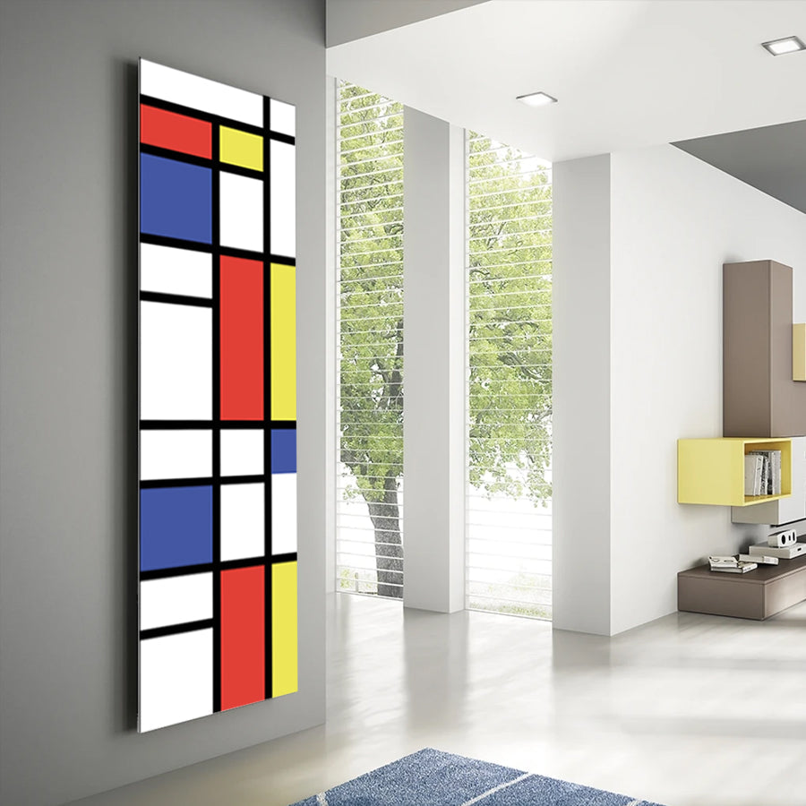 Termoarredo idraulico 120x36 cm interasse mm 50 Modello 'Square' Termocrea by CeramicStore | Lo specialista del tuo bagno