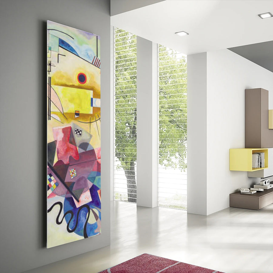  Termoarredo idraulico 200x36 cm interasse mm 50 Modello 'Klee' Termocrea by CeramicStore | Lo specialista del tuo bagno