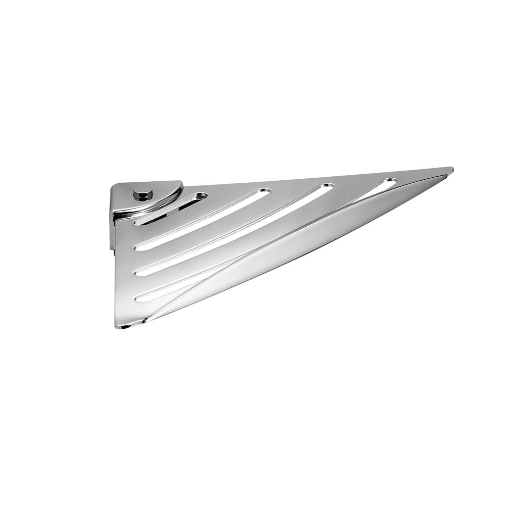 Portaoggetti angolare Essential di Gedy in Acciaio Inox - Cromato by CeramicStore | Lo specialista del tuo bagno