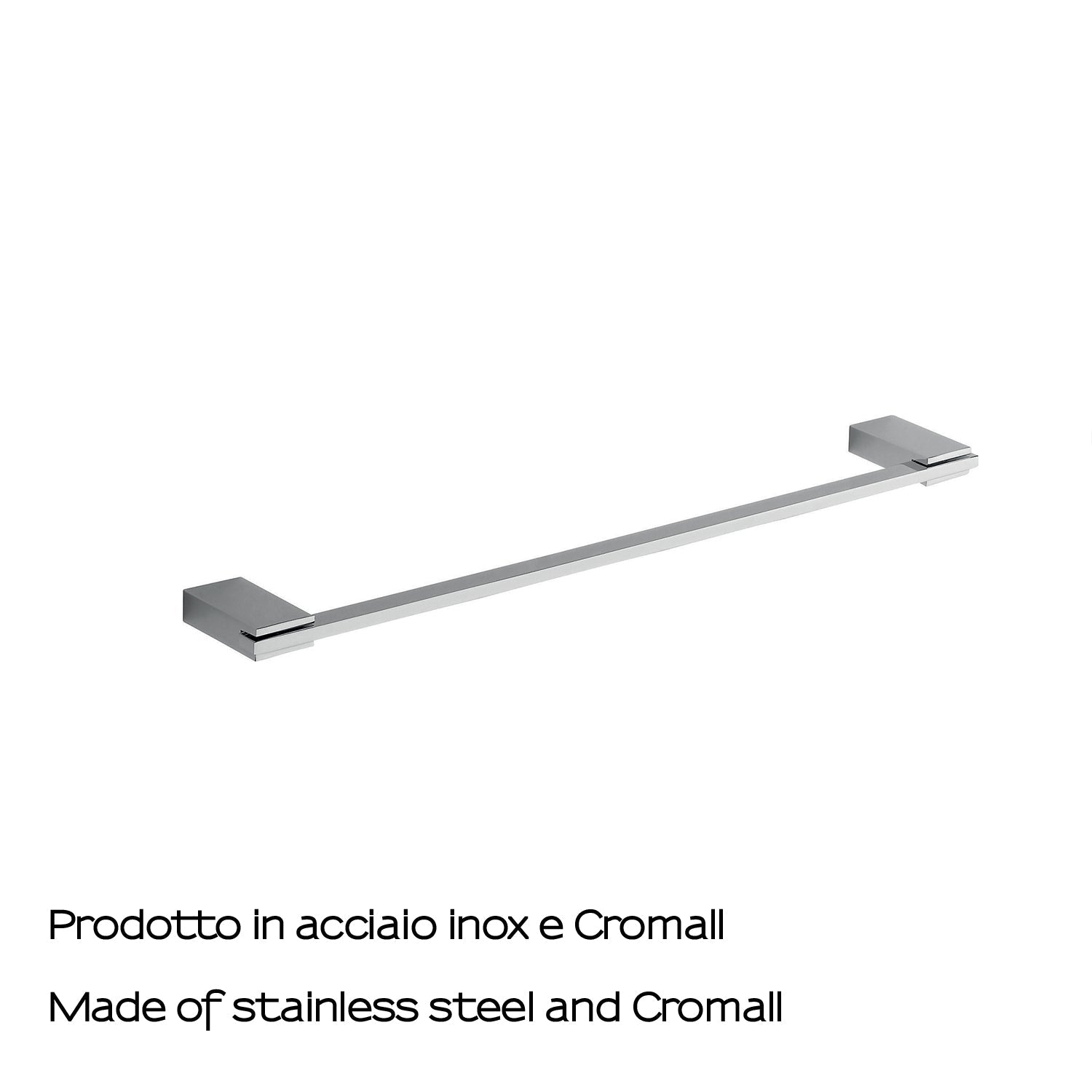  Portasalviette 45 cm in Acciaio Inox di Gedy serie Kansas - Cromato by CeramicStore | Lo specialista del tuo bagno