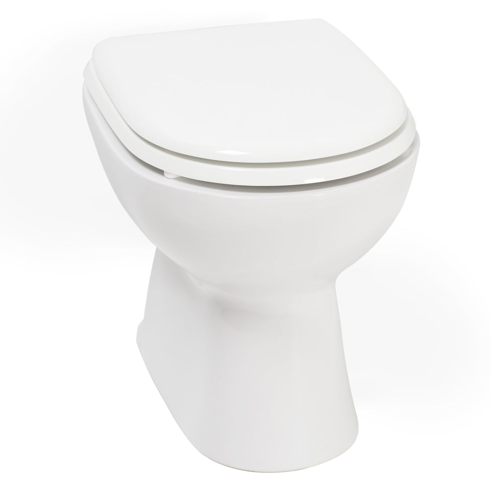 Sanitari con scarico a terra e sedile in poliestere Ceramica Azzurra modello 'Diana' cm 55 9