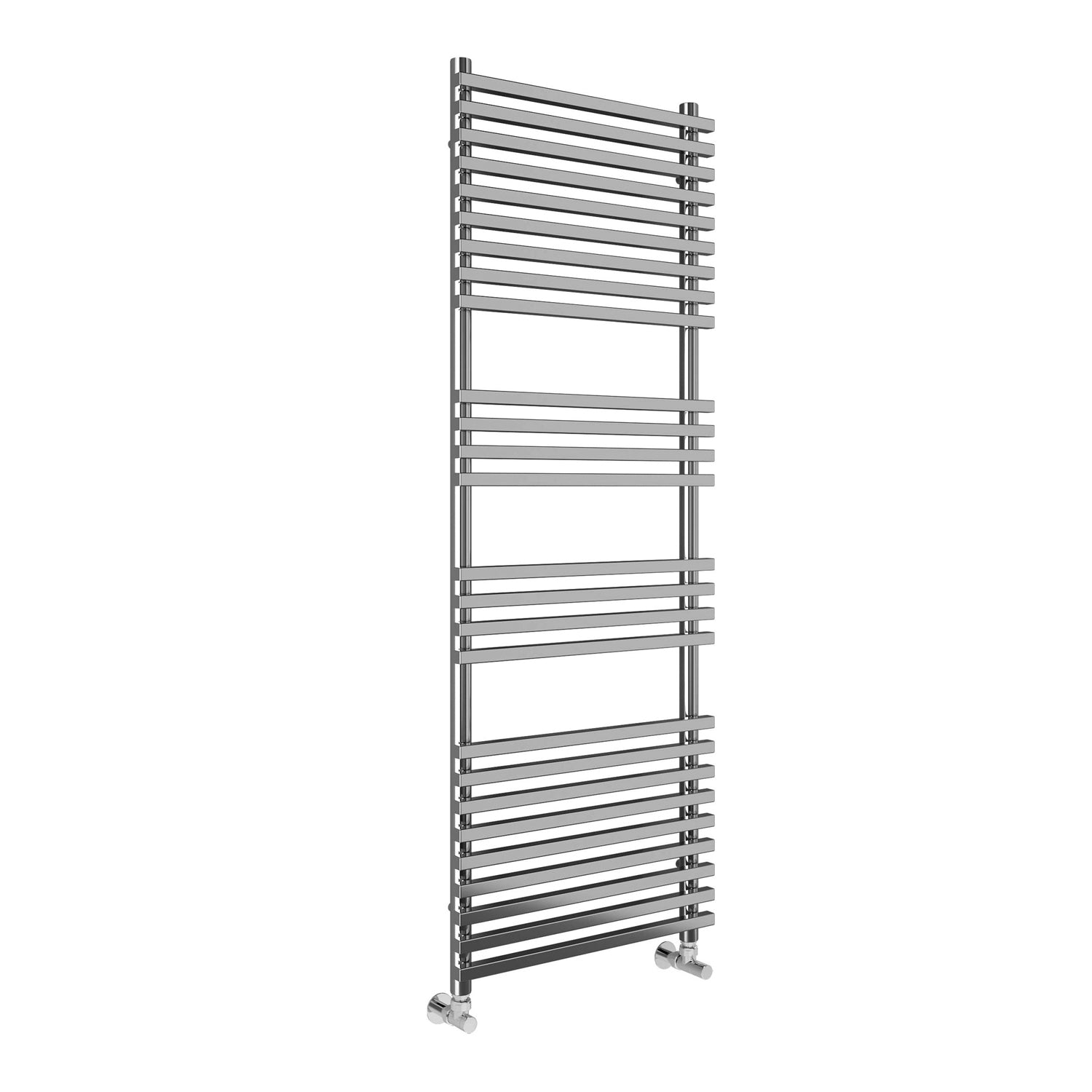 Termoarredo idraulico modello Trapani di Lazzarini 1400x500 dritto - Cromo by CeramicStore | Lo specialista del tuo bagno