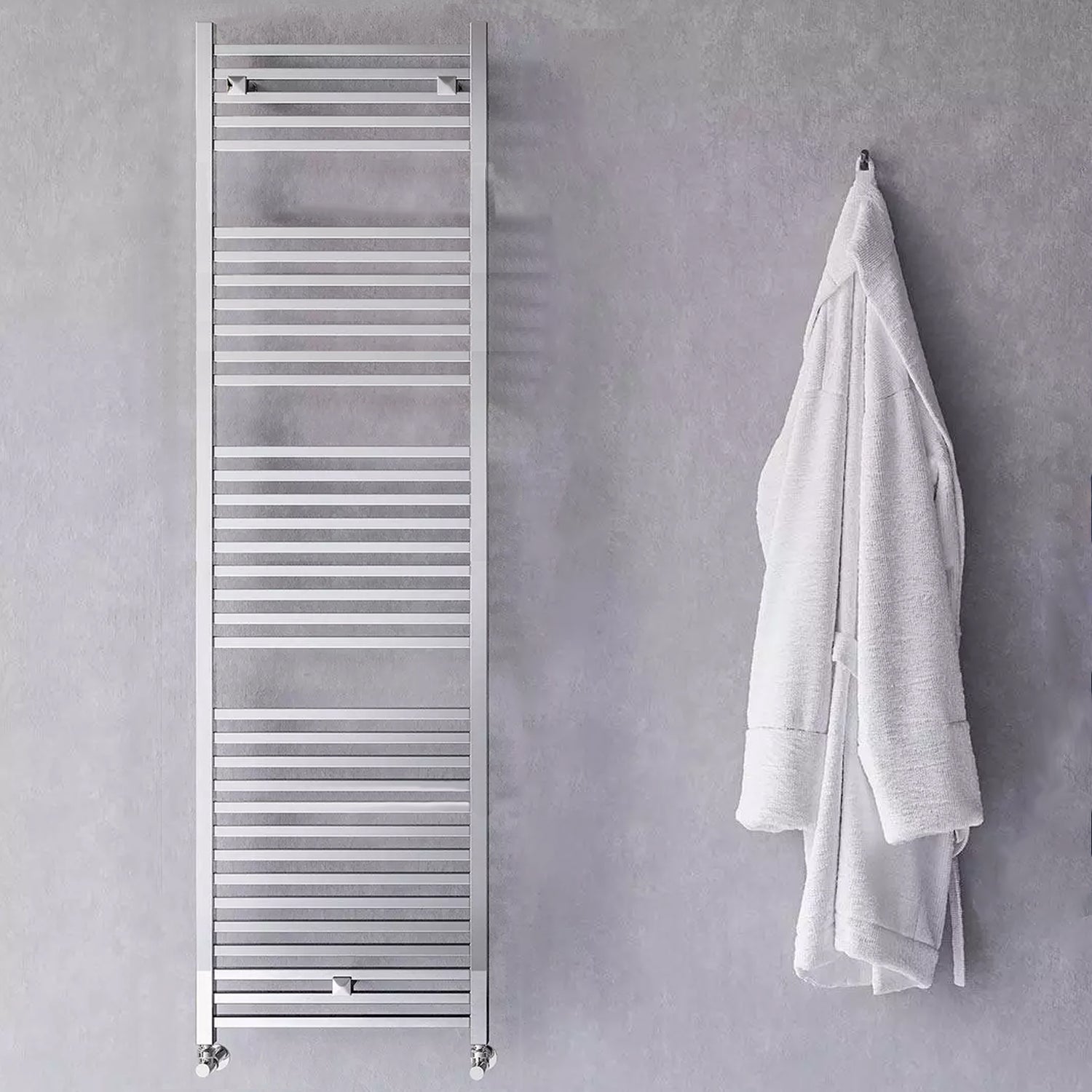 Termoarredo idraulico modello Todi di Lazzarini 1703x500 - Cromo by CeramicStore | Lo specialista del tuo bagno