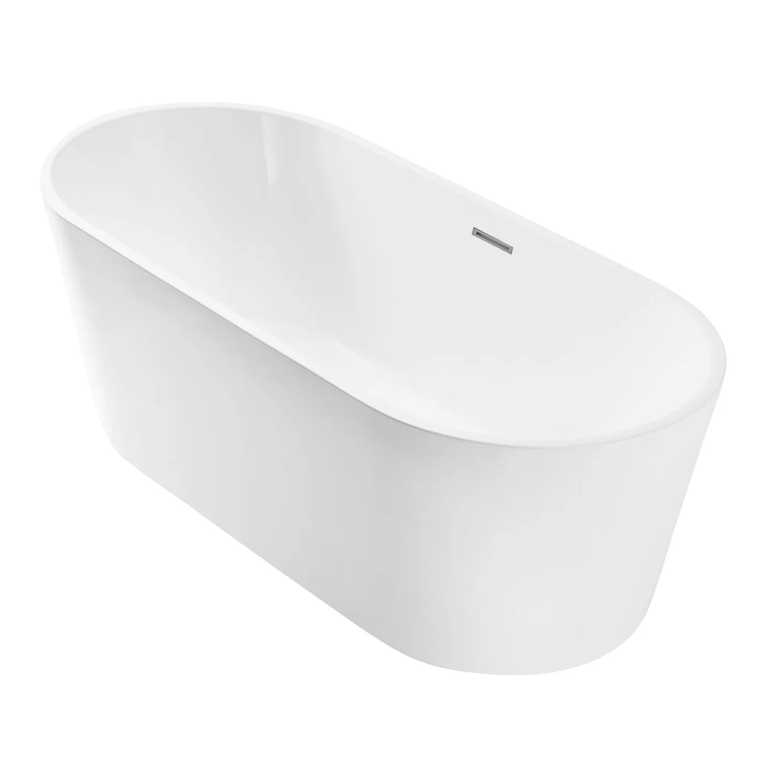 Vasca Freestanding modello Viterbo con troppo pieno cm 160x80xh60 - Bianco Lucido by CeramicStore | Lo specialista del tuo bagno