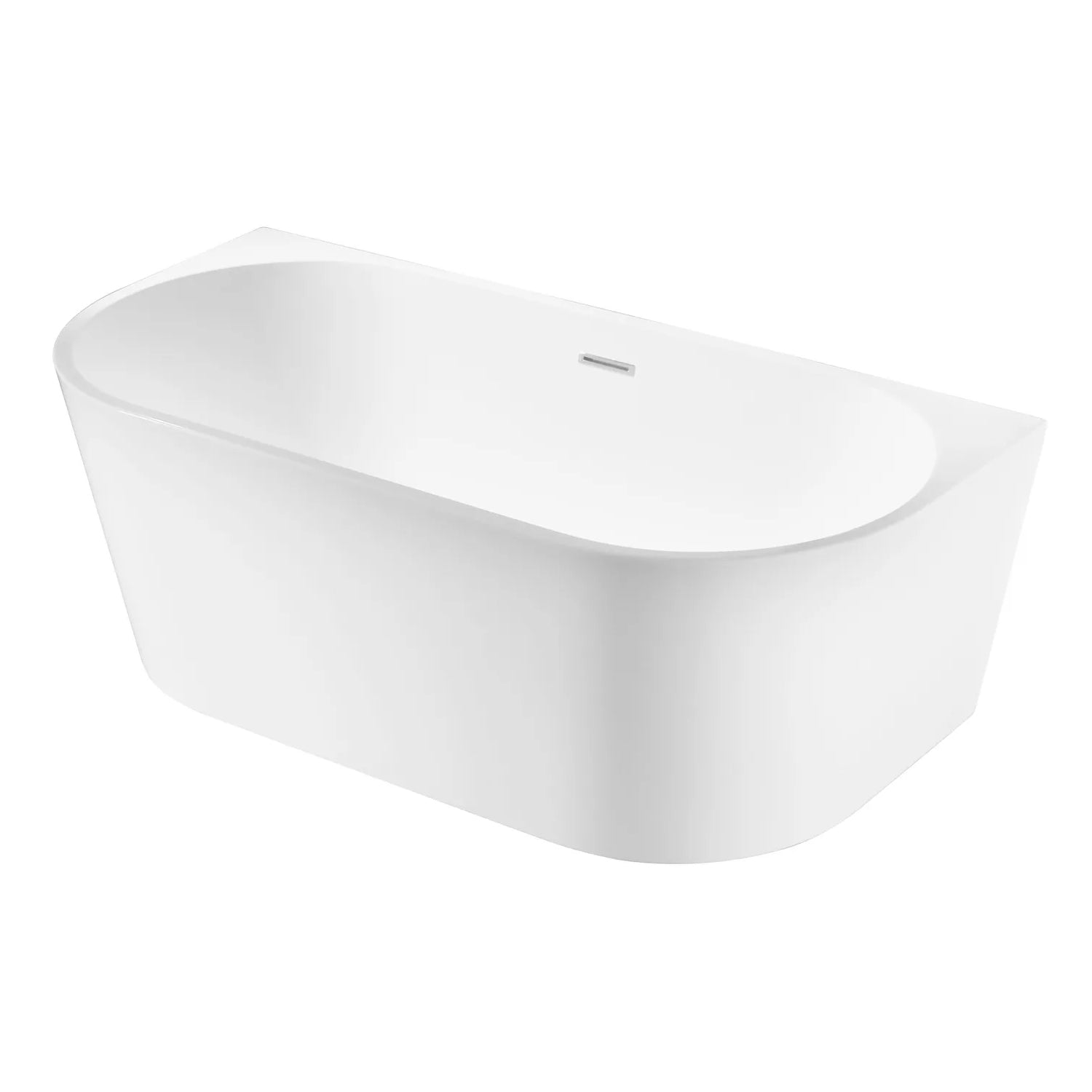 Vasca Freestanding modello Bari con troppo pieno cm 170x80xh58 - Bianco Lucido by CeramicStore | Lo specialista del tuo bagno