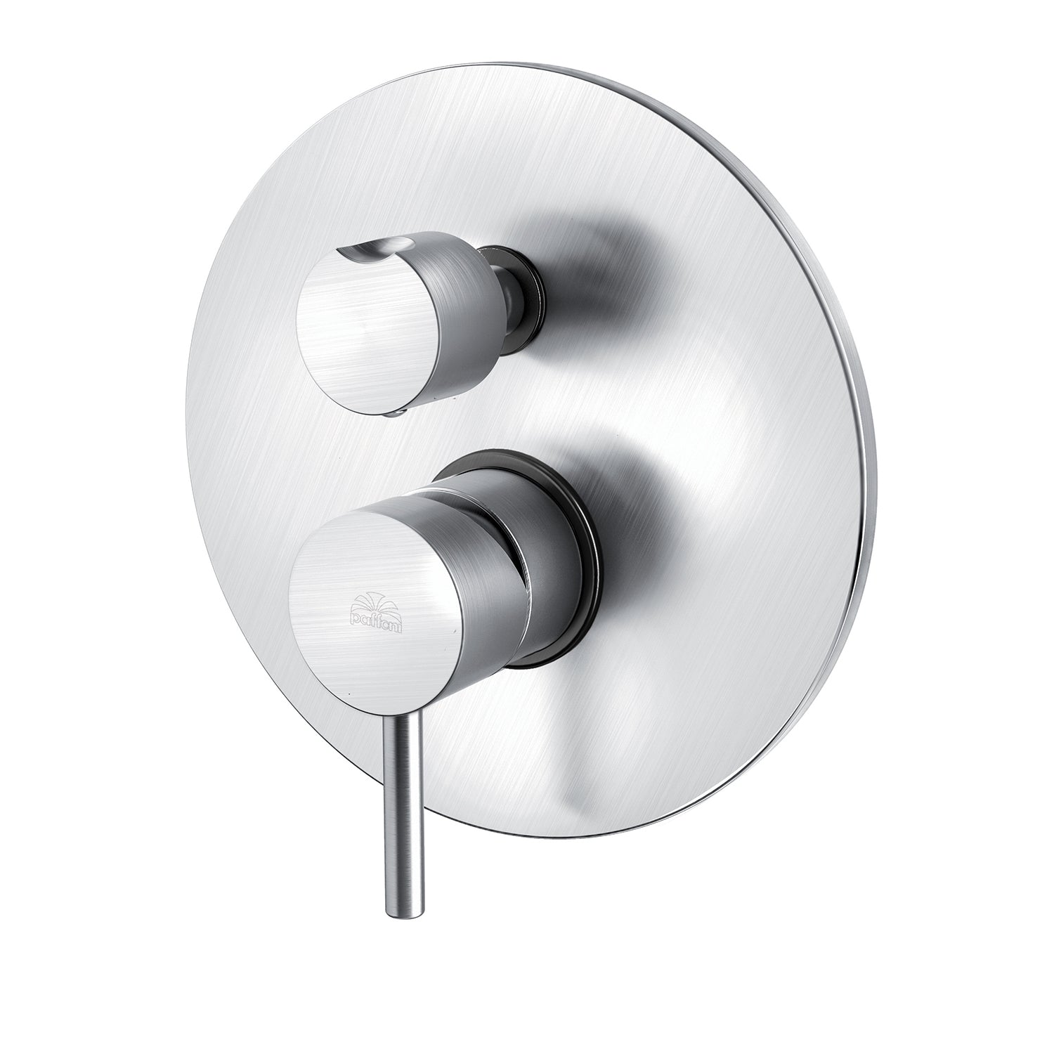 Miscelatore incasso con deviatore meccanico con 2 uscite Paffoni Light in ottone effetto satinato by CeramicStore | Lo specialista del tuo bagno