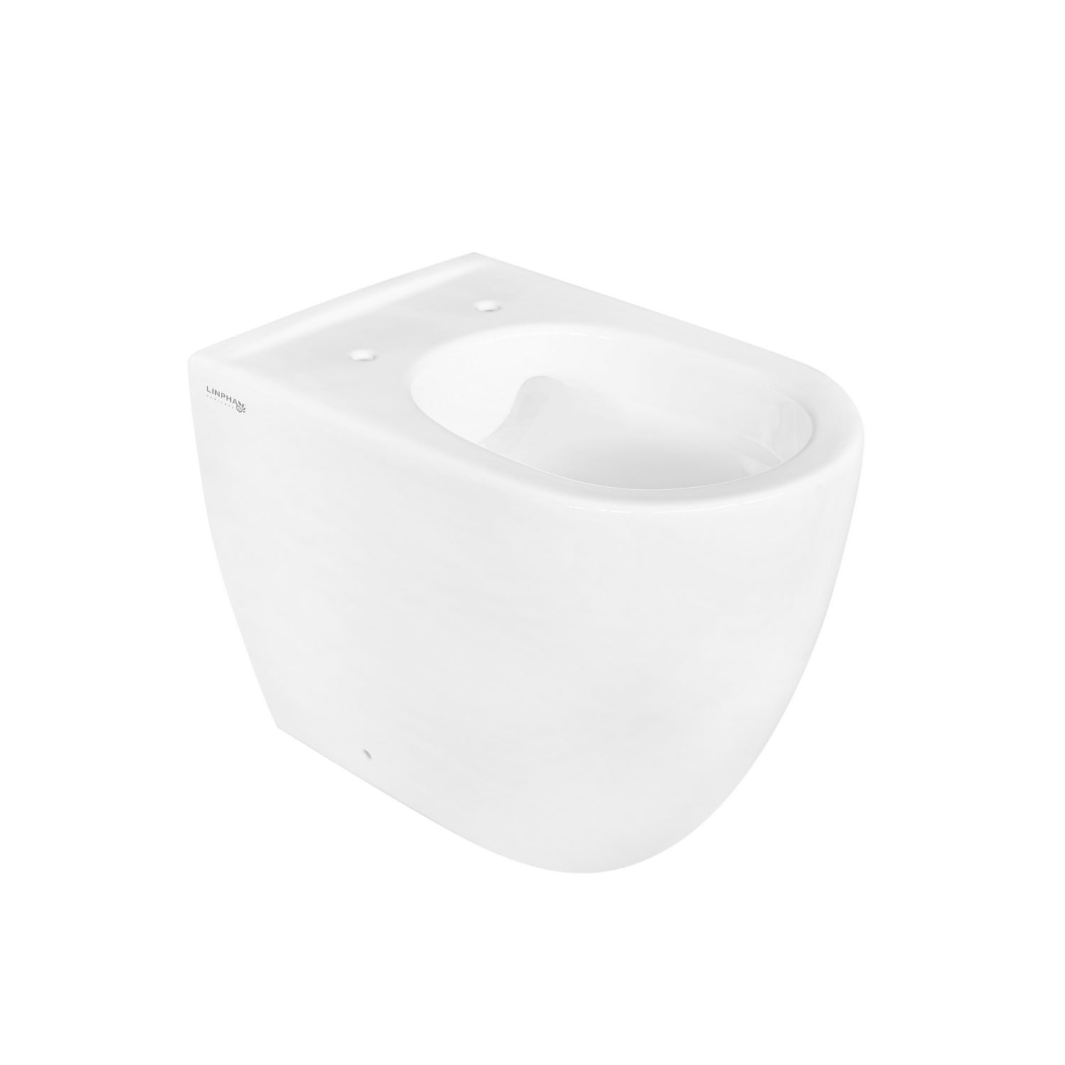  Sanitari filomuro collezione Tiara Linpha Sanitary cm 36x53 senza brida con copriwater soft close
