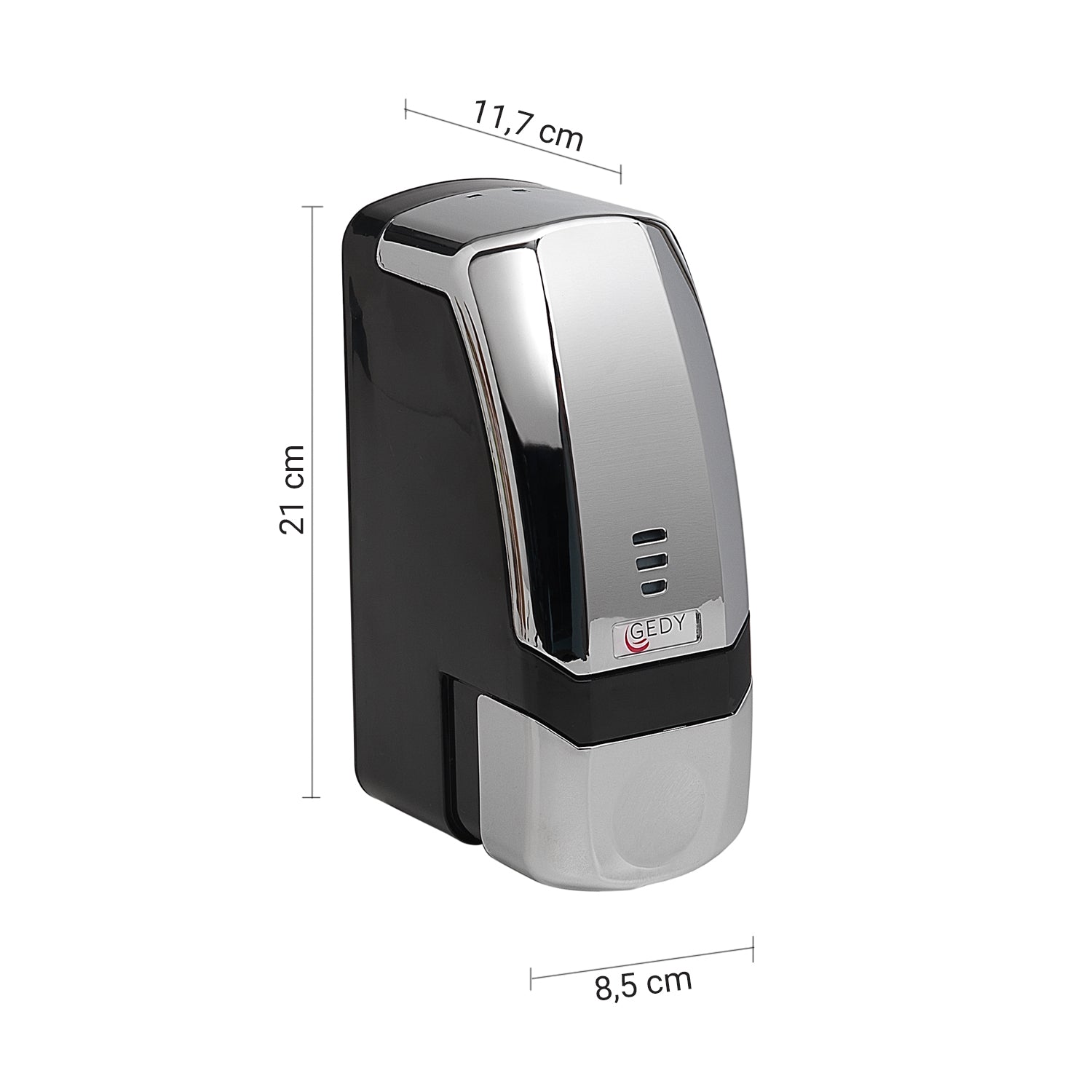  Distributore sapone in schiuma da 700 ml modello Shark di Gedy - Cromato by CeramicStore | Lo specialista del tuo bagno