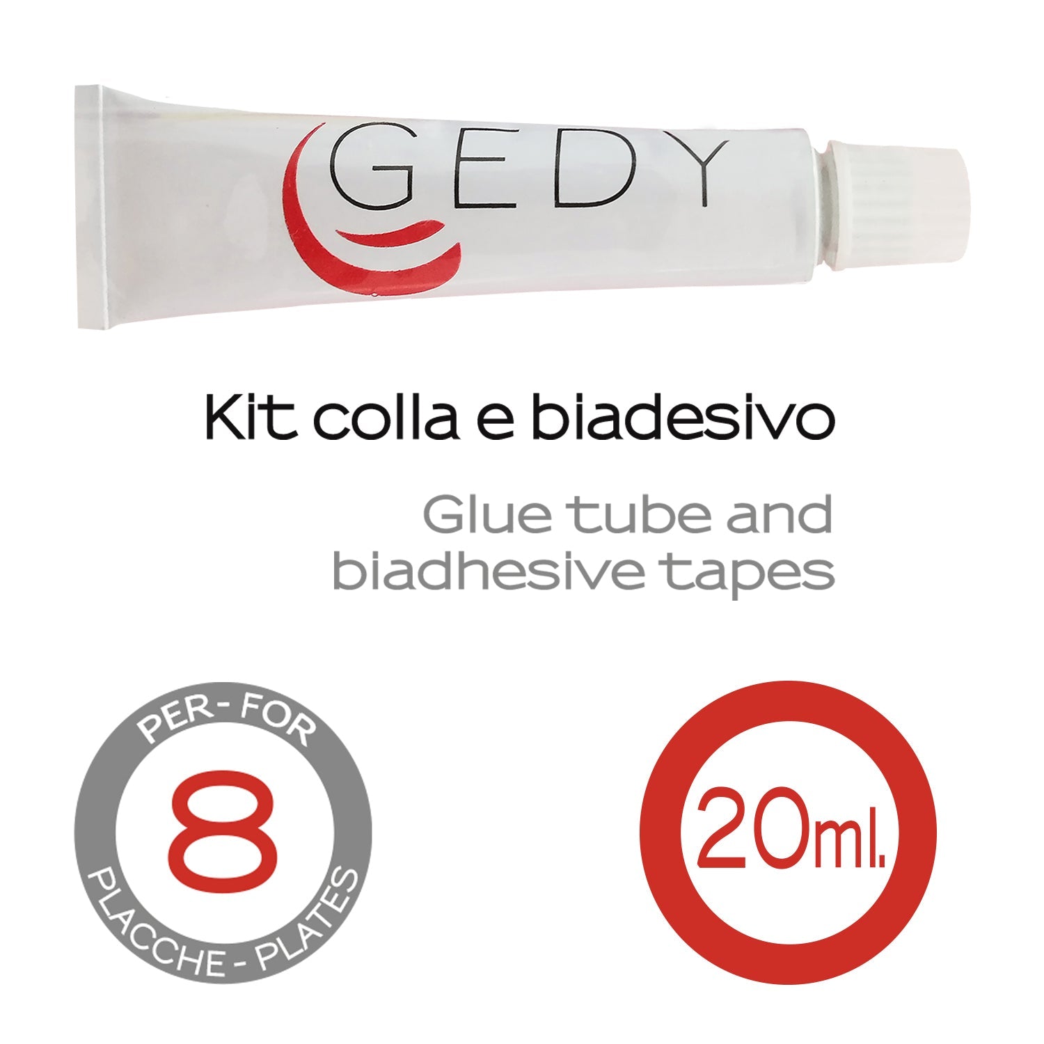  Kit colla Gedy per collezioni accessori con fissaggio a muro 20 ml by CeramicStore | Lo specialista del tuo bagno