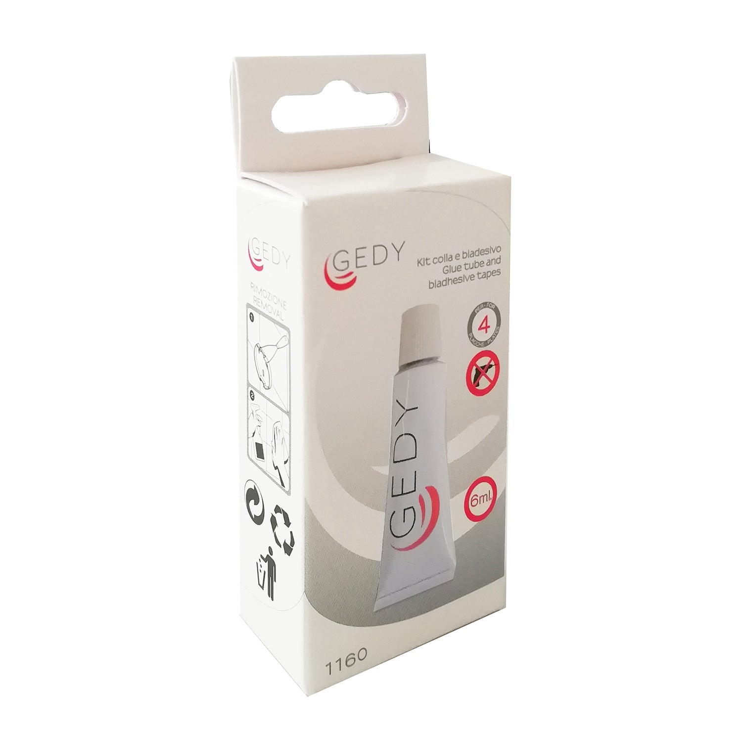  Kit colla Gedy per collezioni accessori con fissaggio a muro 20 ml by CeramicStore | Lo specialista del tuo bagno
