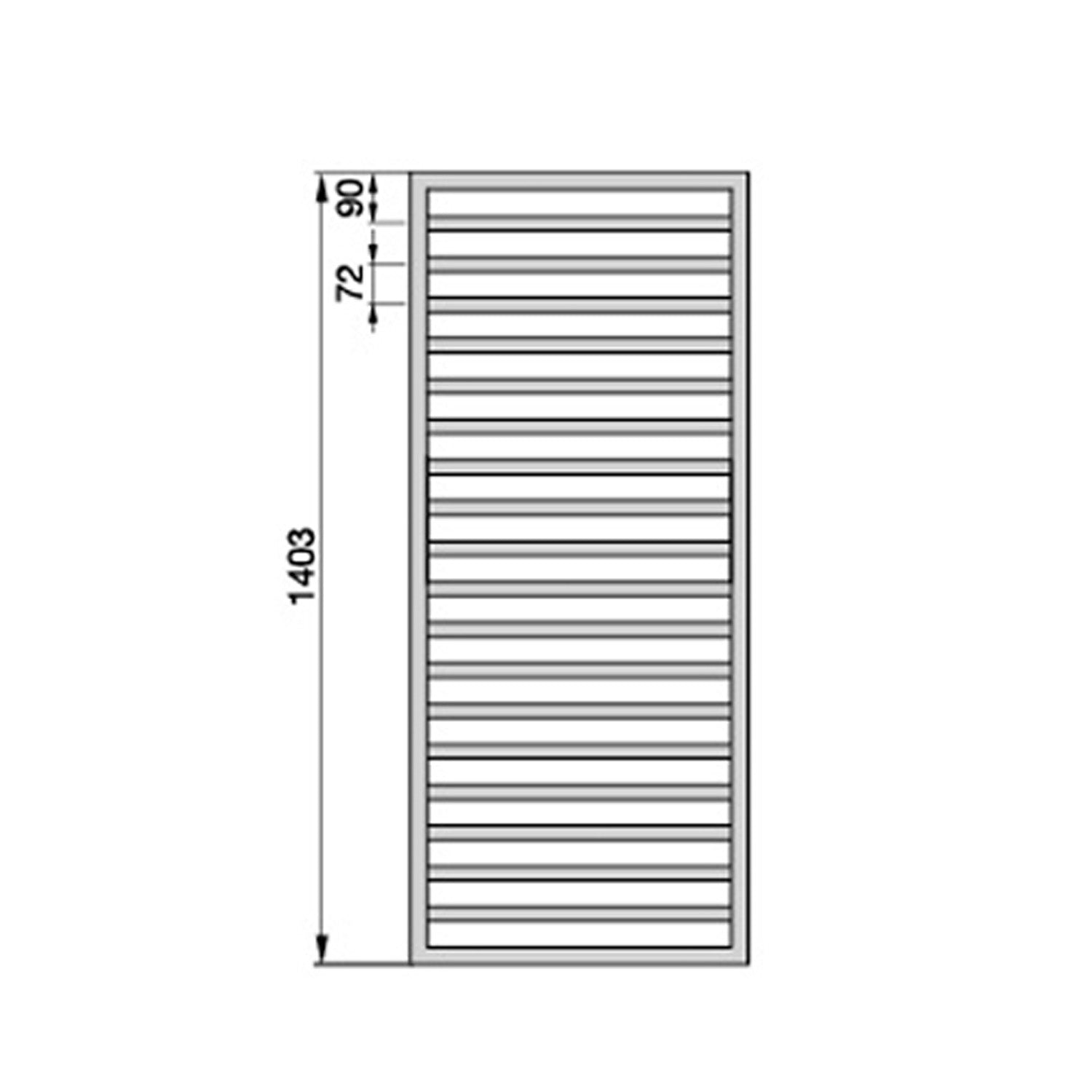 Termoarredo in acciaio Nero Opaco Zehnder modello Quaro H. 1403 x L. 450 mm 4