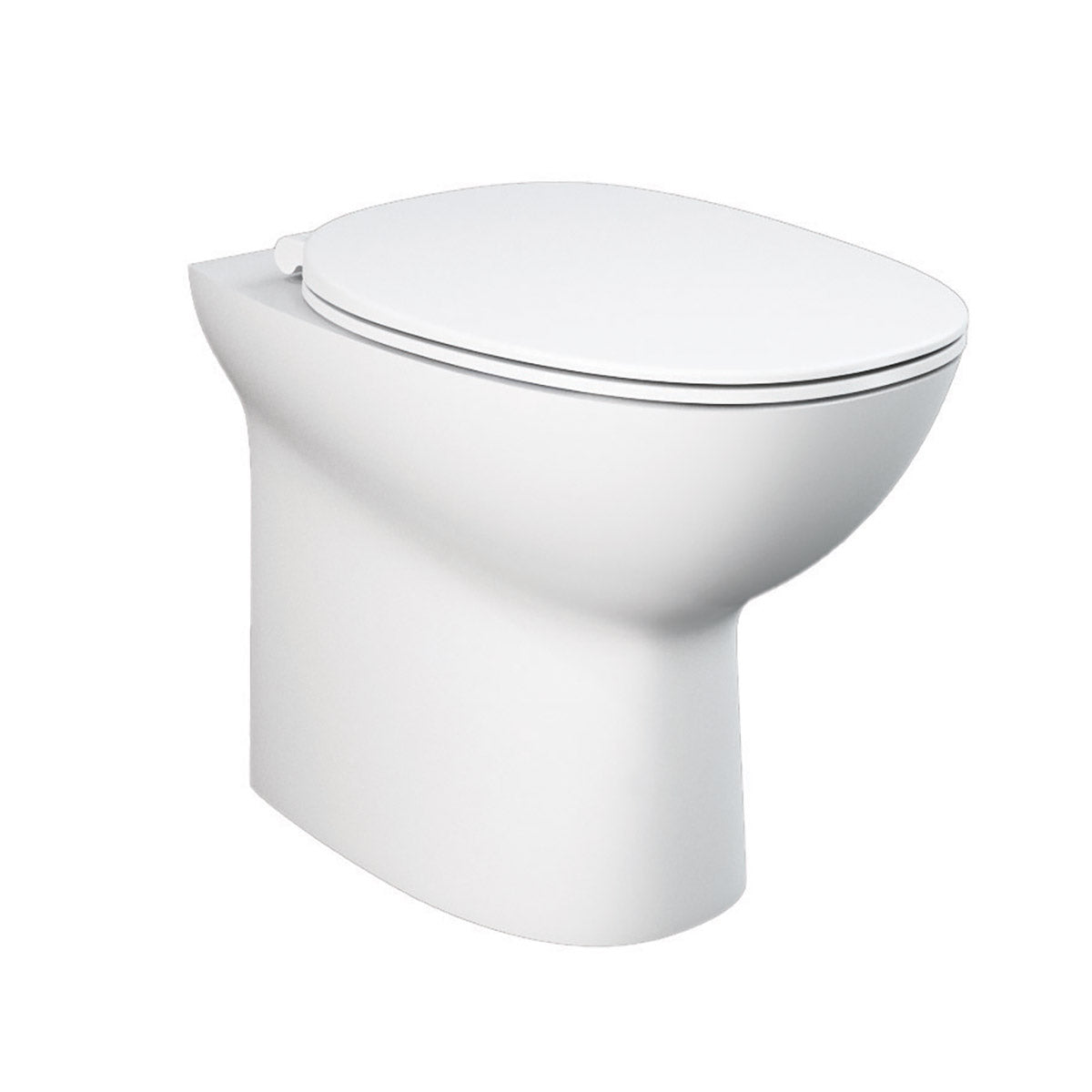 Vaso filomuro rimless in ceramica bianca RAK serie Astria - Bianco