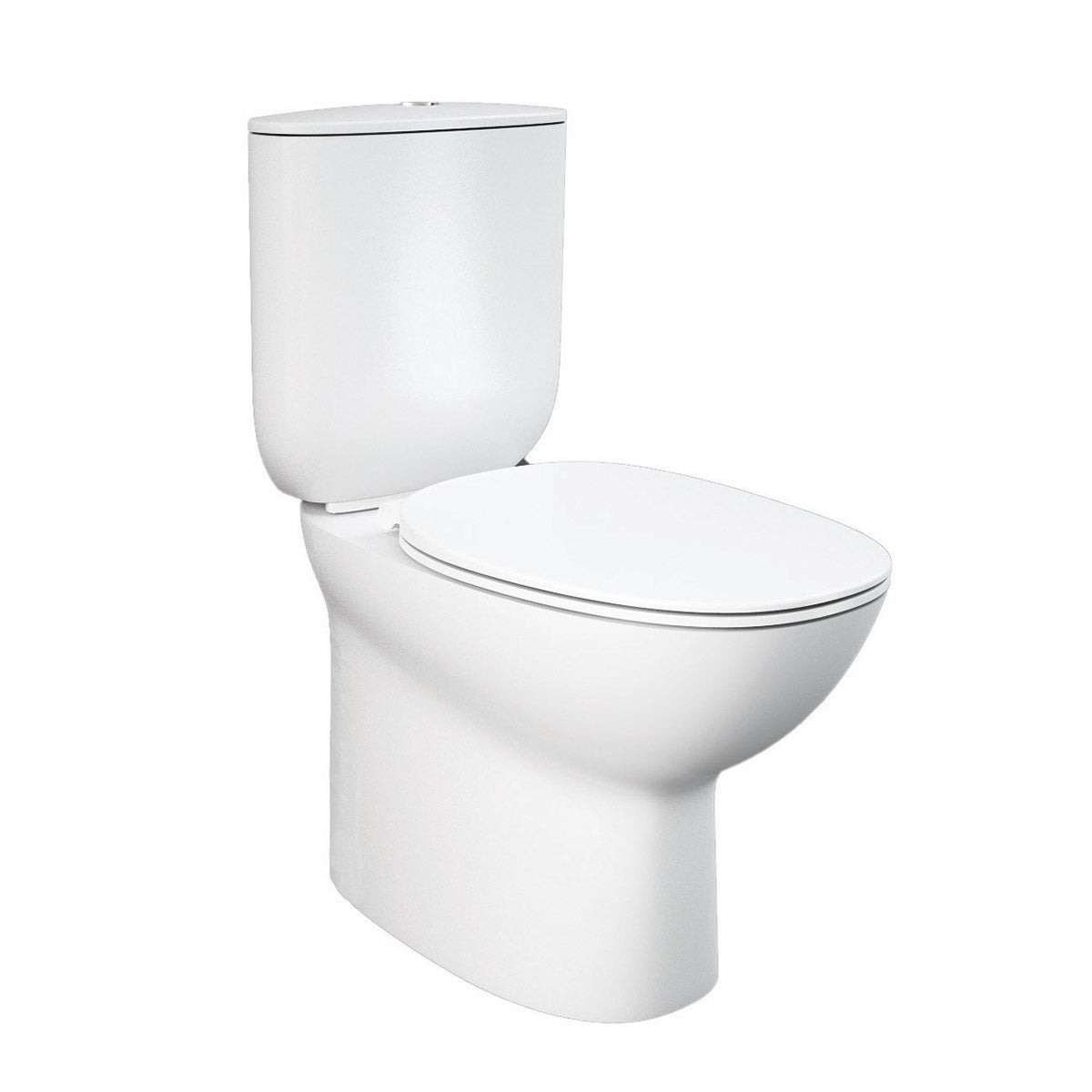 Vaso monoblocco filomuro rimelss con scarico universale RAK serie Astria - Bianco
