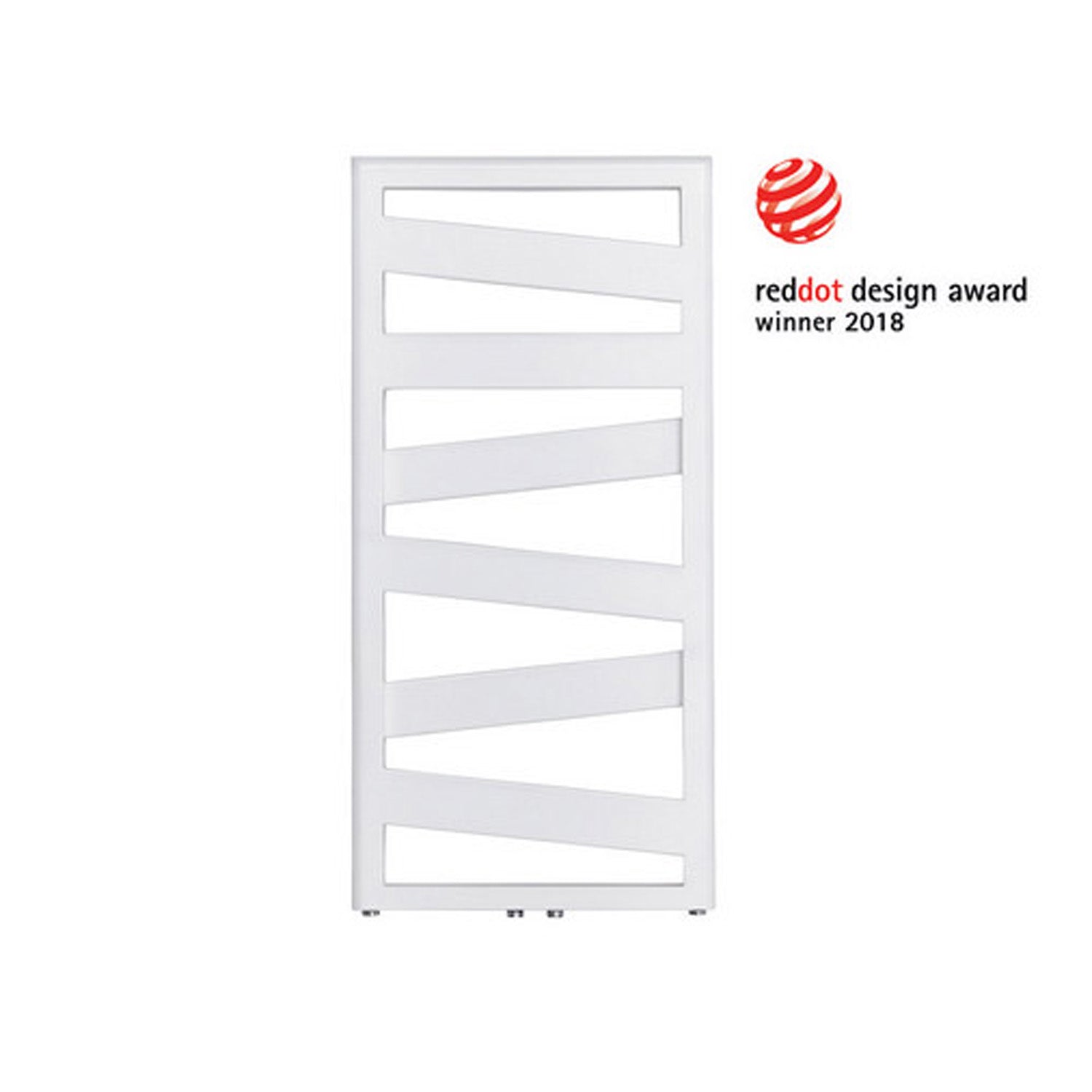 Termoarredo in acciaio Bianco Zehnder modello Ribbon H. 1017 x L. 600 mm 4