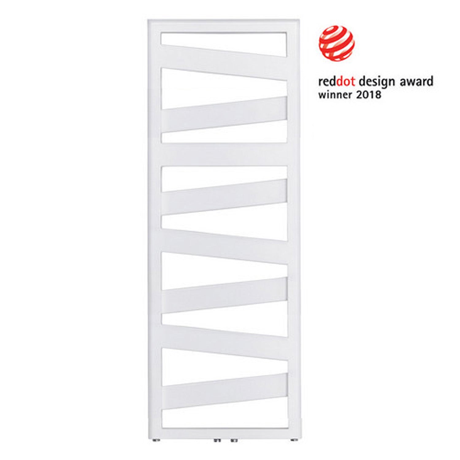 Termoarredo in acciaio Bianco Zehnder modello Ribbon H. 1266 x L. 500 mm 4