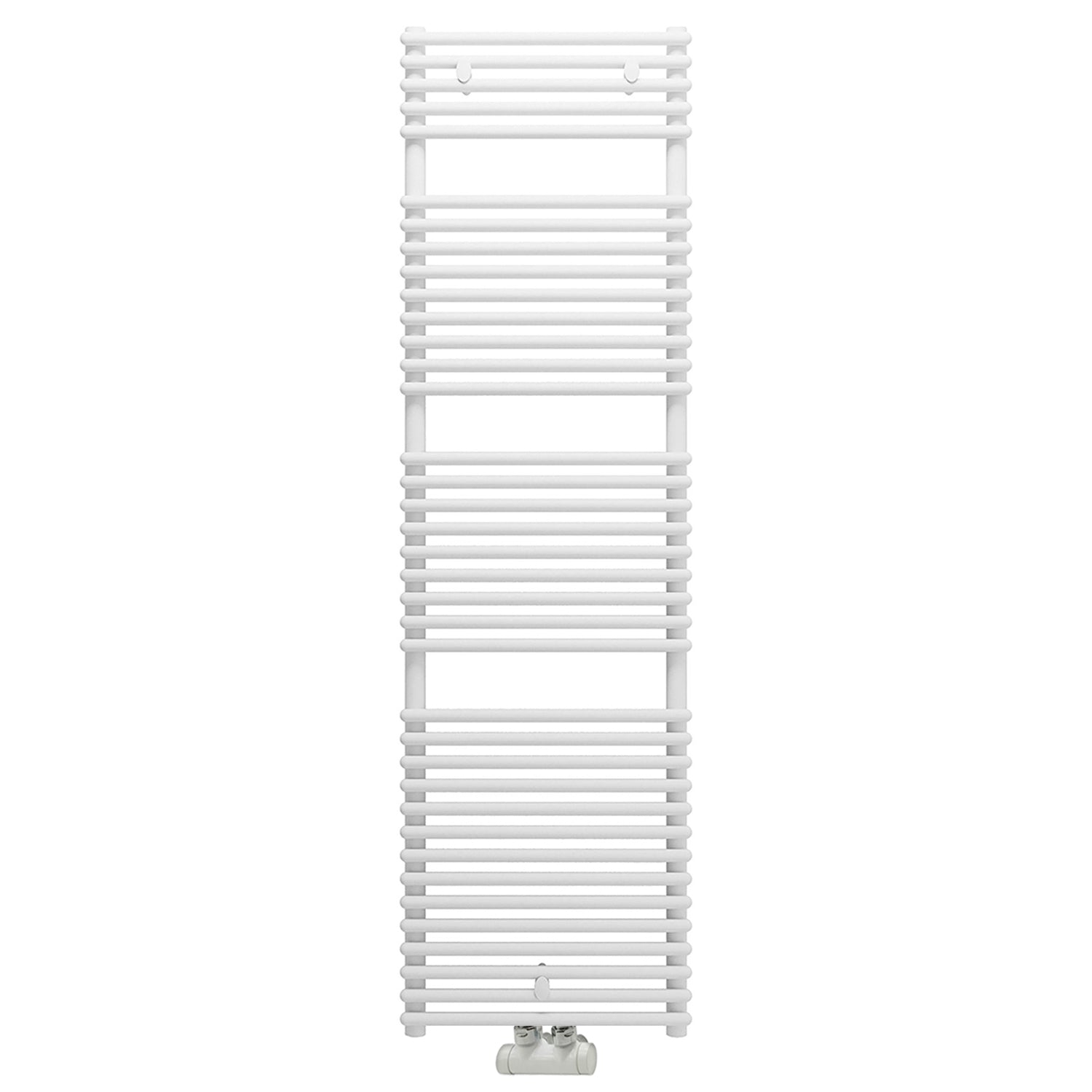 Termoarredo idraulico modello Catania di Lazzarini 1738x600 con attacchi centrali 50 mm - Bianco by CeramicStore | Lo specialista del tuo bagno