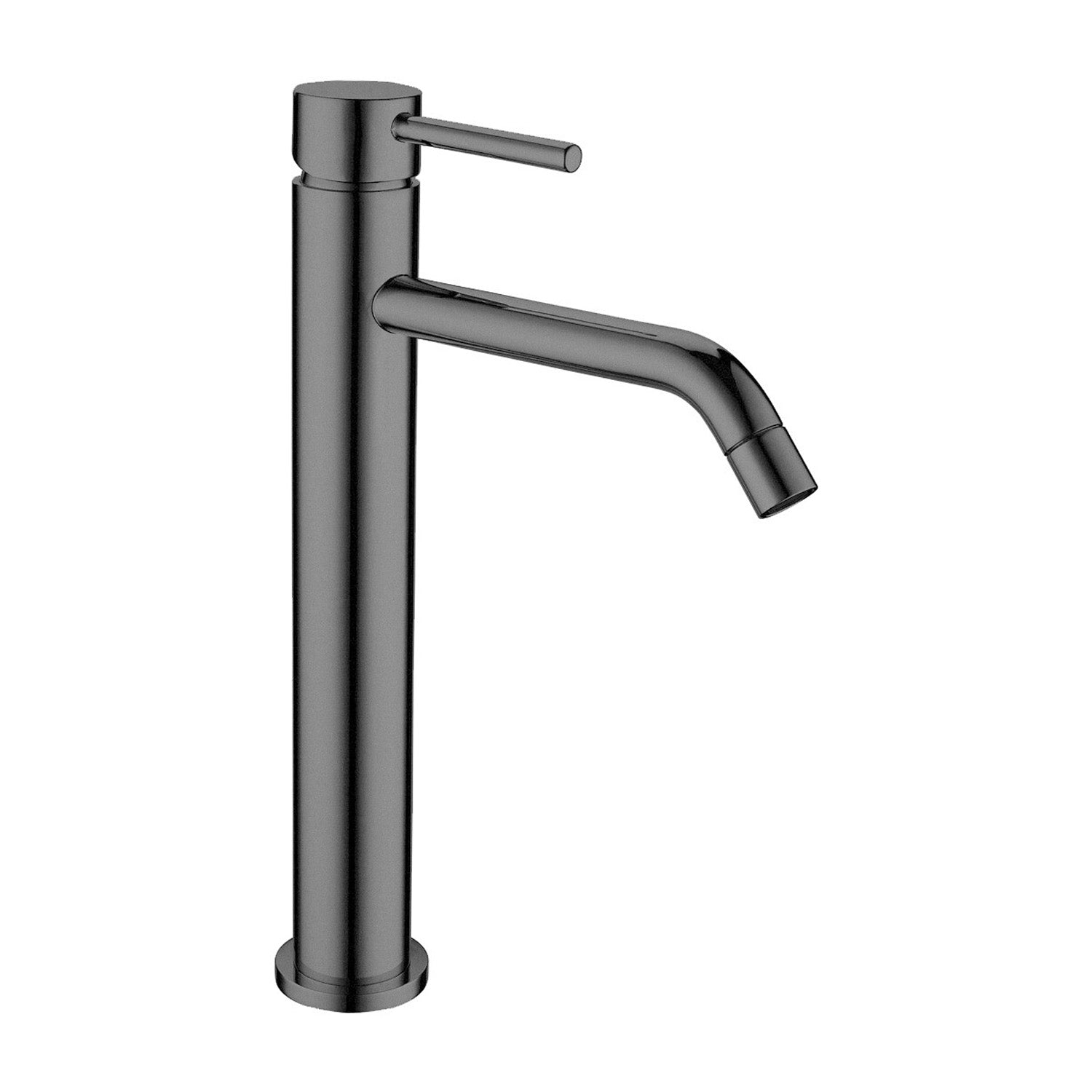  Coppia di miscelatori per lavabo alto e bidet serie Moon in ottone nero opaco by CeramicStore | Lo specialista del tuo bagno