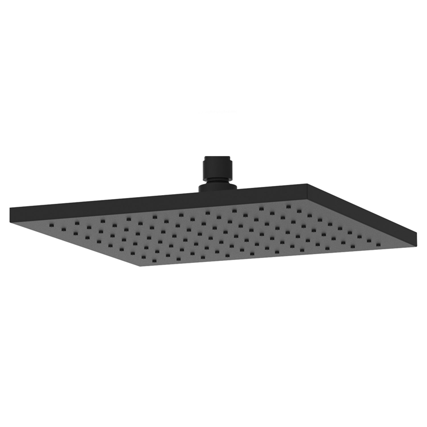 Soffione doccia spessore 2 mm in acciaio inox nero 30x30 cm by CeramicStore | Lo specialista del tuo bagno