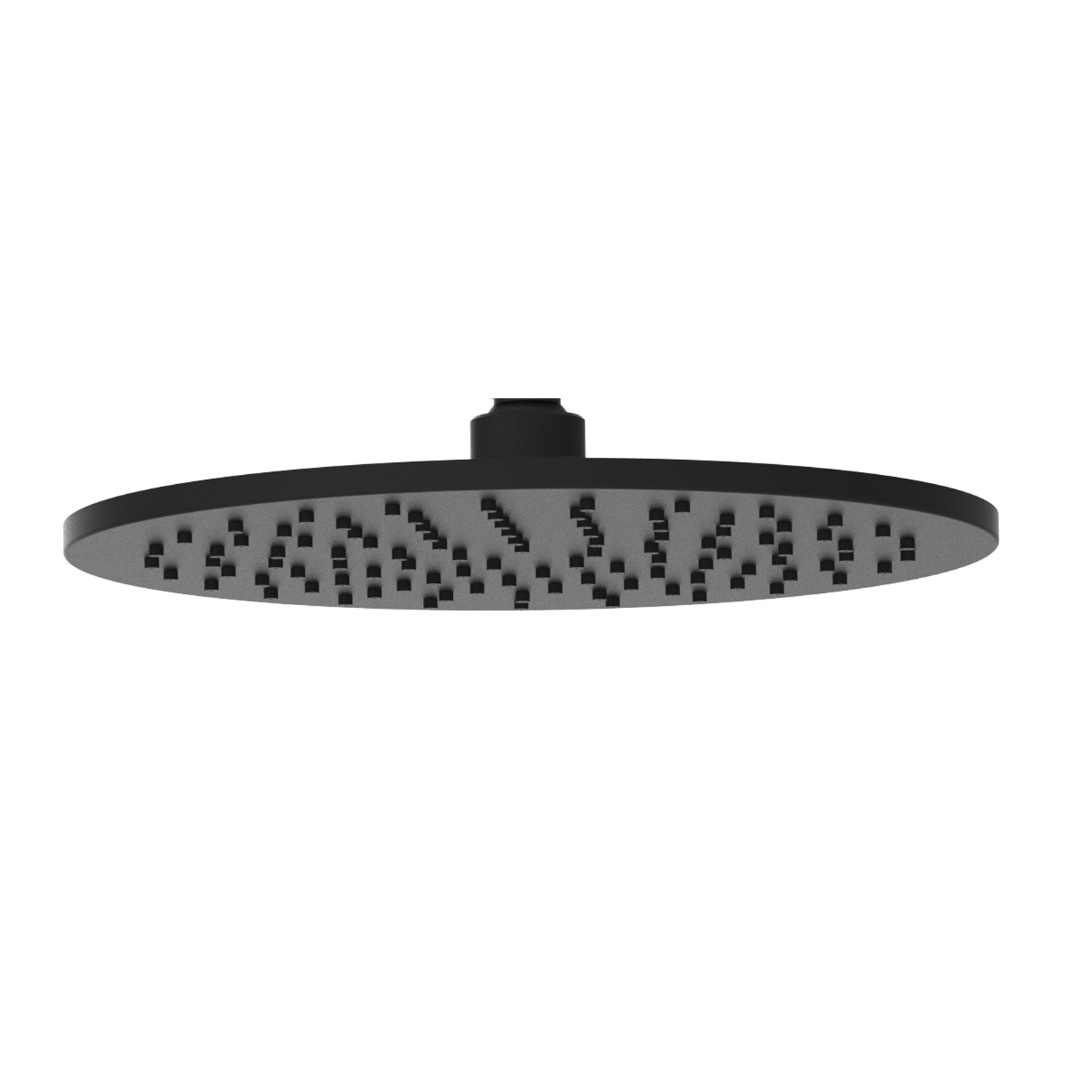 Soffione doccia spessore 2 mm in acciaio inox nero 25cm by CeramicStore | Lo specialista del tuo bagno