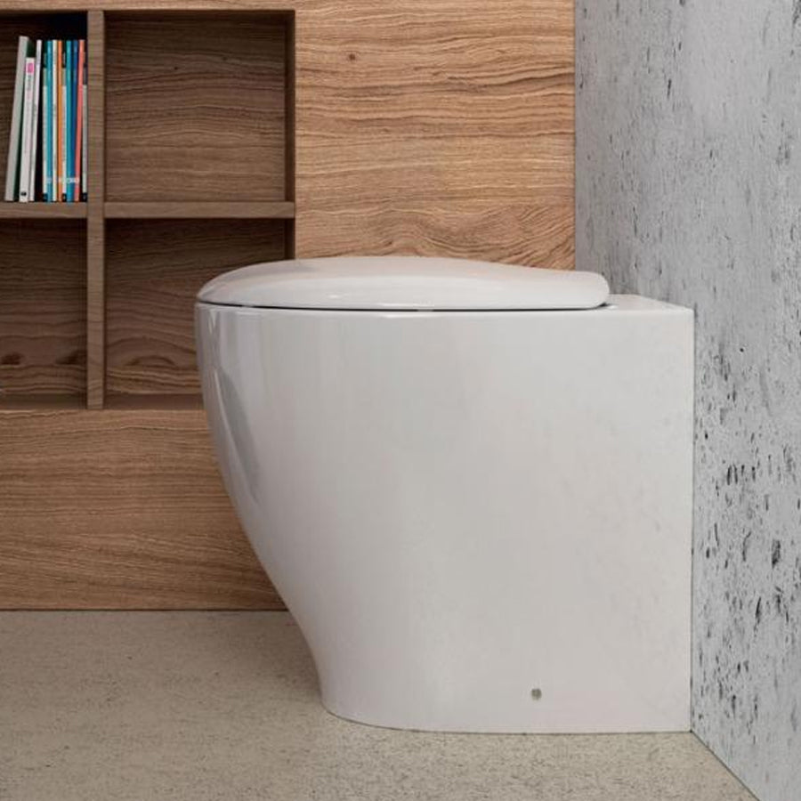 Sanitari Filo Muro Moderni Ceramica Domus Falerii Mascalzone sedile Chiusura tradizionale