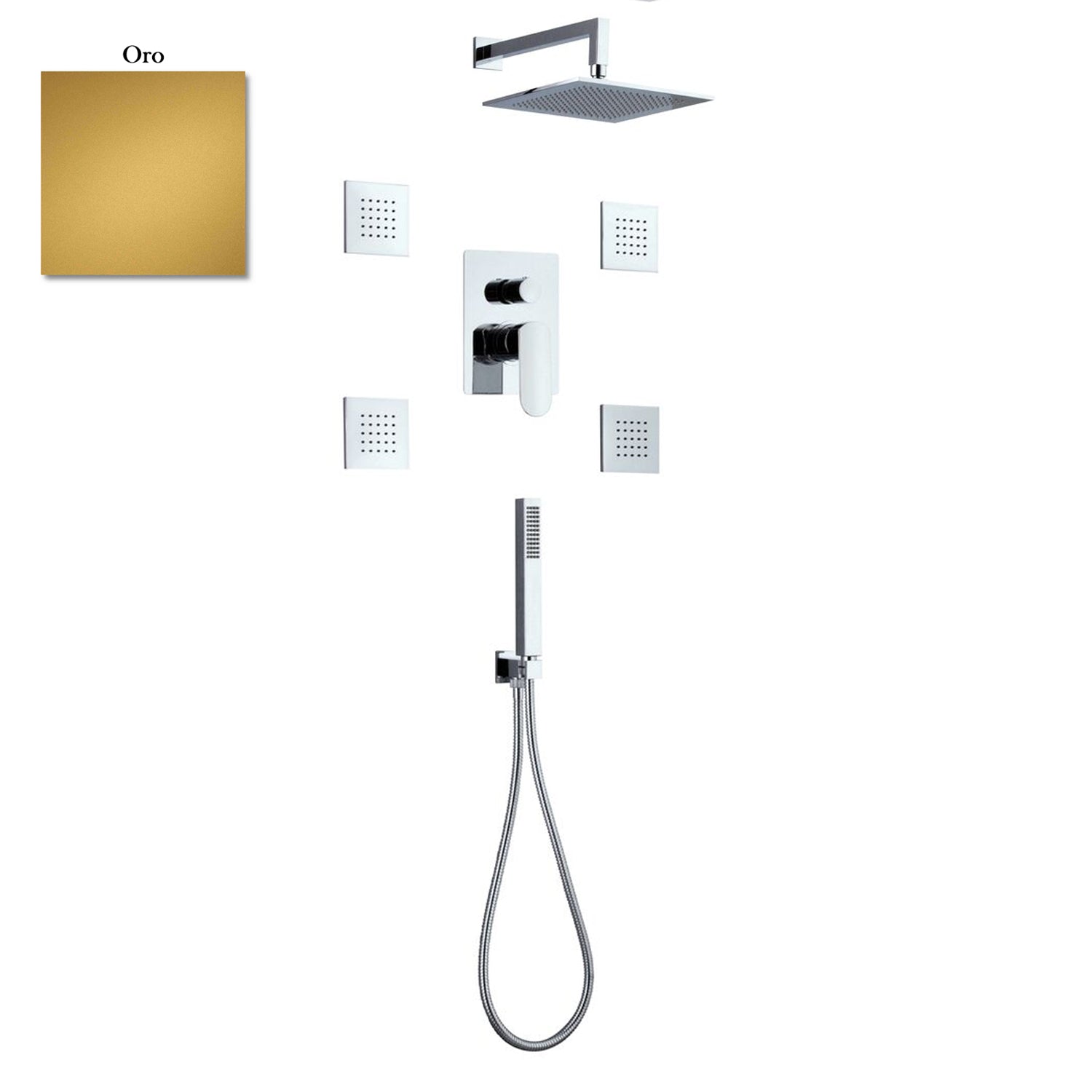 Set doccia composto da soffione Parigi