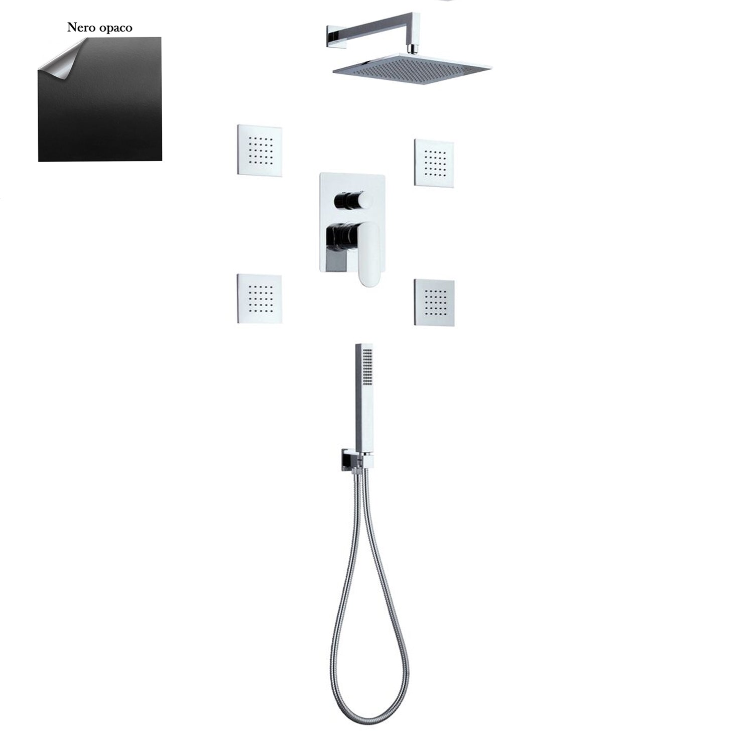 Set doccia composto da soffione Parigi