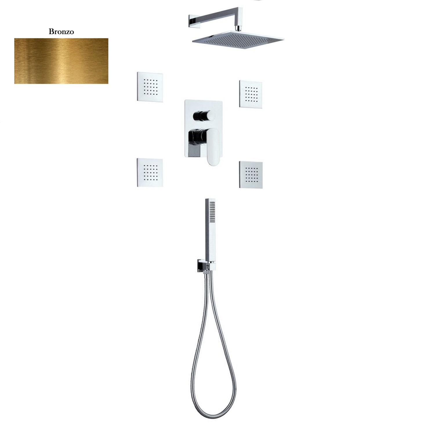 Set doccia composto da soffione Parigi