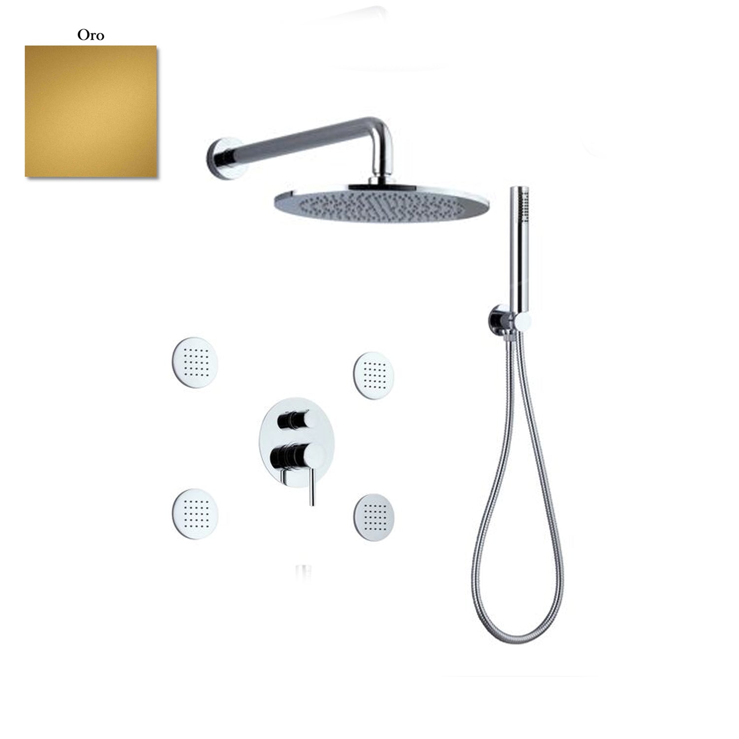 Set doccia composto da soffione Vienna