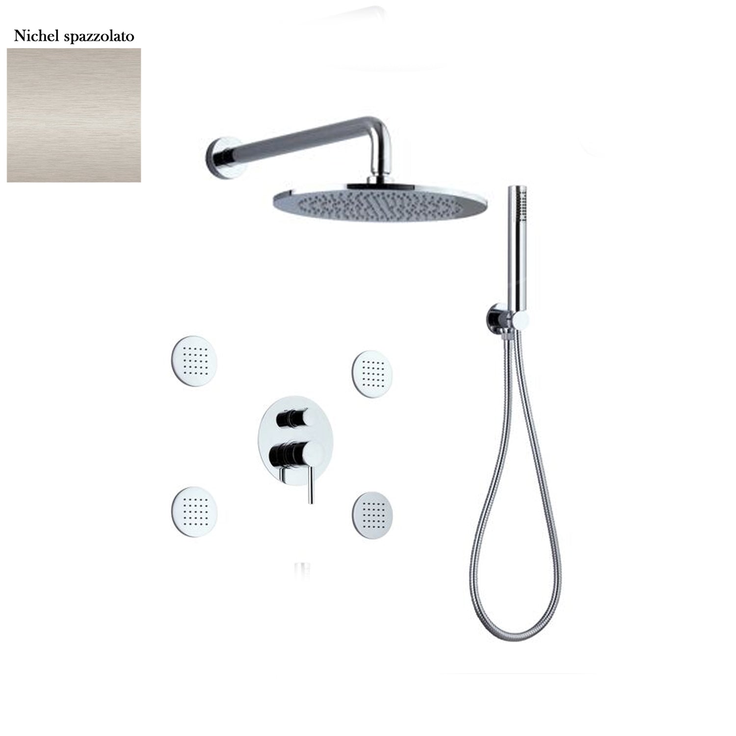 Set doccia composto da soffione Vienna