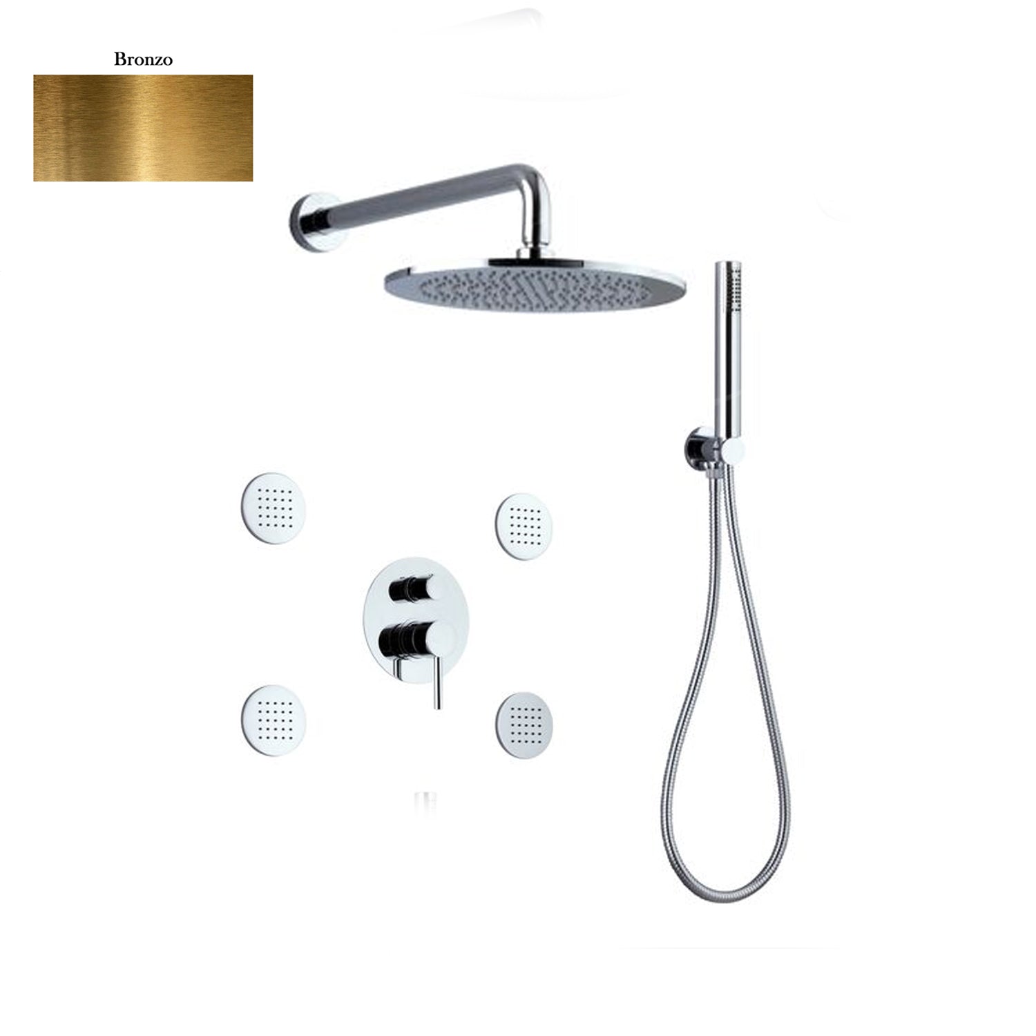 Set doccia composto da soffione Vienna