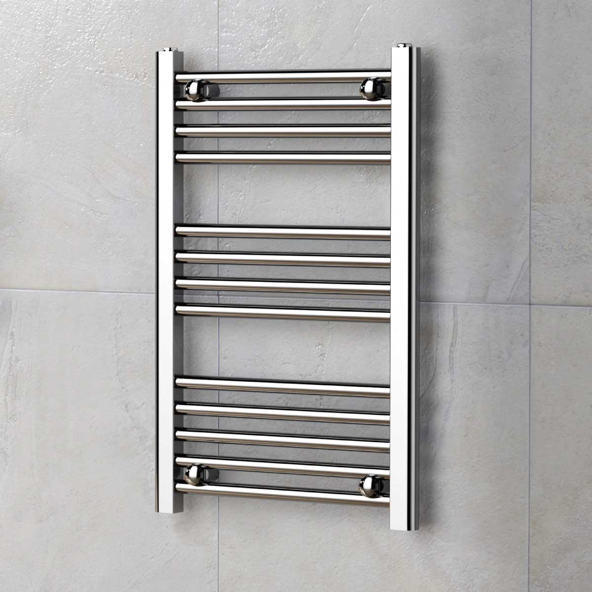  Termoarredo scaldasalviette da bagno idraulico 1230x550 mm interasse 500 mm in acciaio Cromato by CeramicStore | Lo specialista del tuo bagno