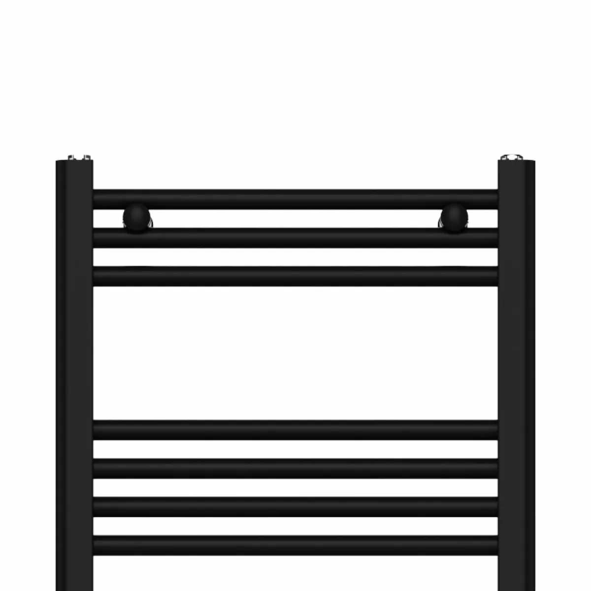  Termoarredo scaldasalviette da bagno idraulico 1230x500 mm interasse 450 mm in acciaio Verniciato Nero by CeramicStore | Lo specialista del tuo bagno