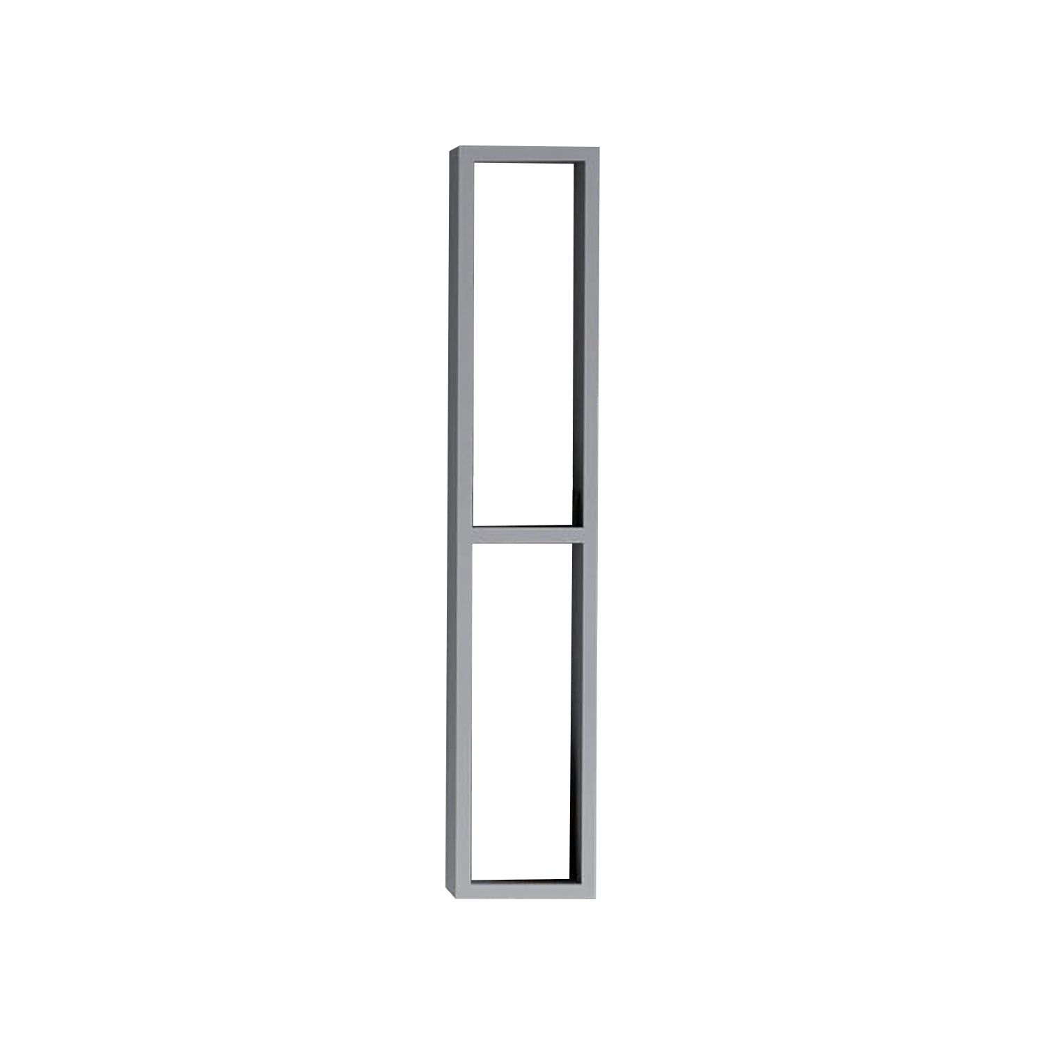 Pensile due vani a giorno Grigio Cubi&Co 15x80 cm by CeramicStore | Lo specialista del tuo bagno