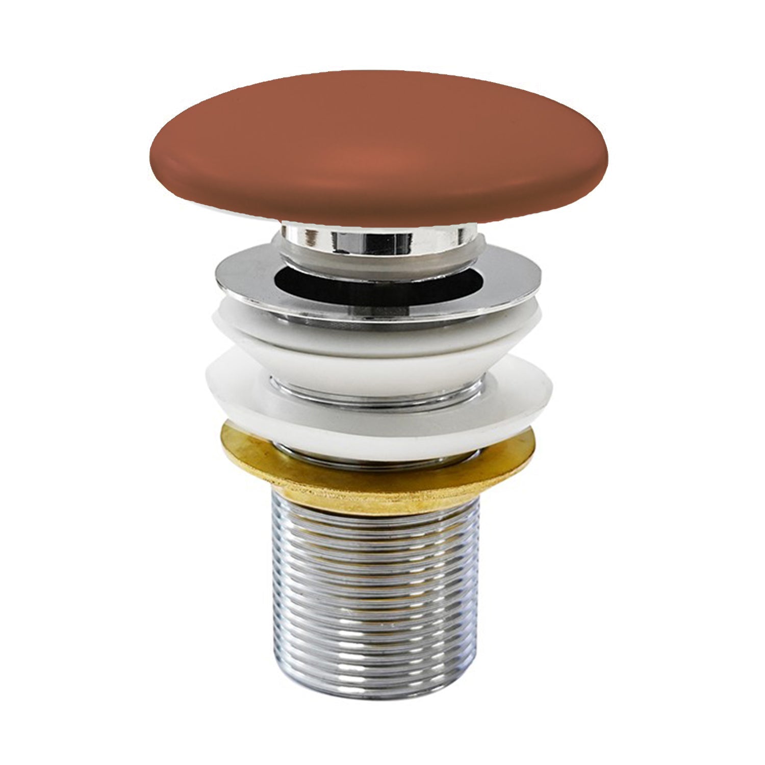 Piletta Click Clack per lavabo BathCore Infinity - Terracotta Opaco by CeramicStore | Lo specialista del tuo bagno