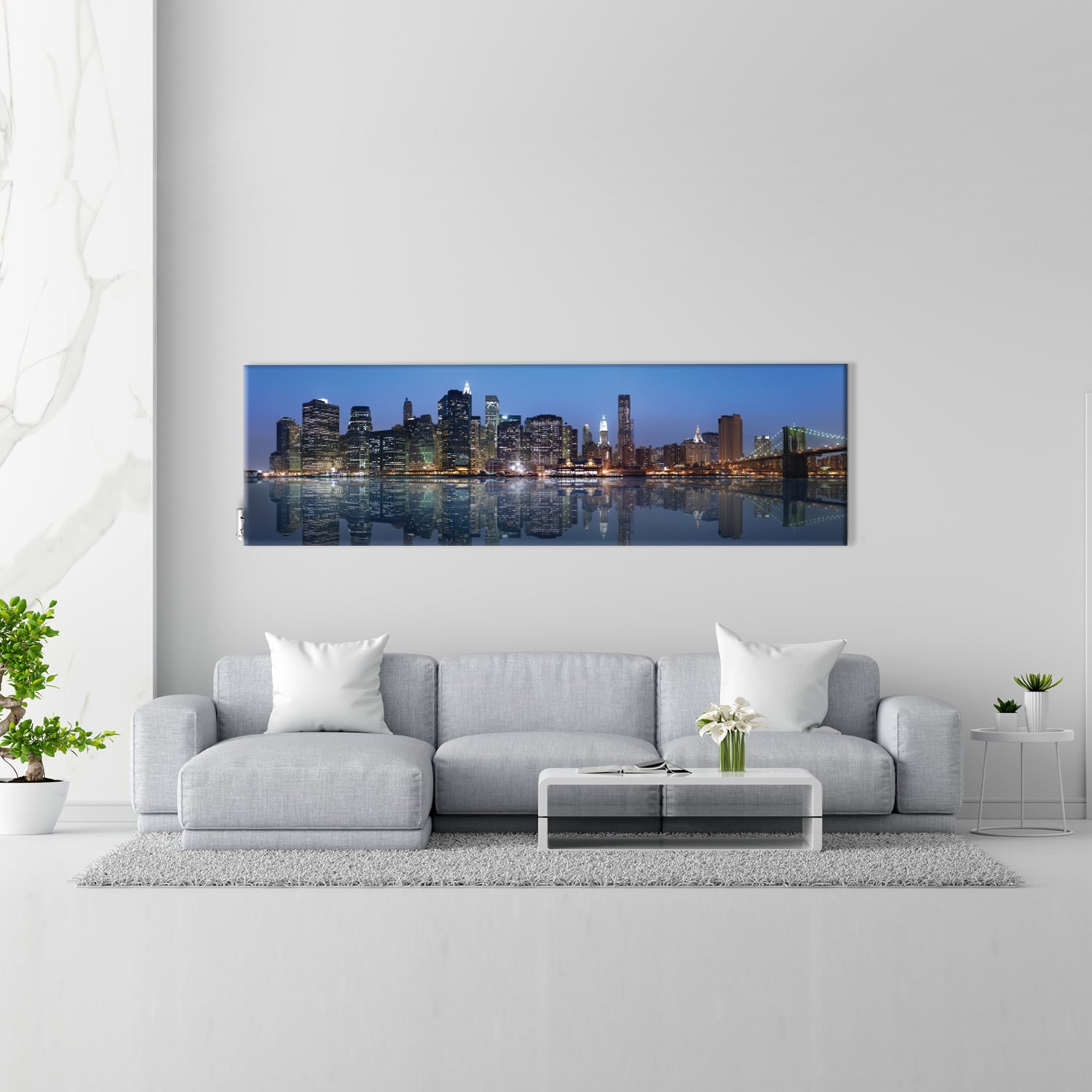  Termoarredo design linea TermoCrea Modello 'New York' cm 36x150 a piastra orizzontale interasse mm 50 by CeramicStore | Lo specialista del tuo bagno