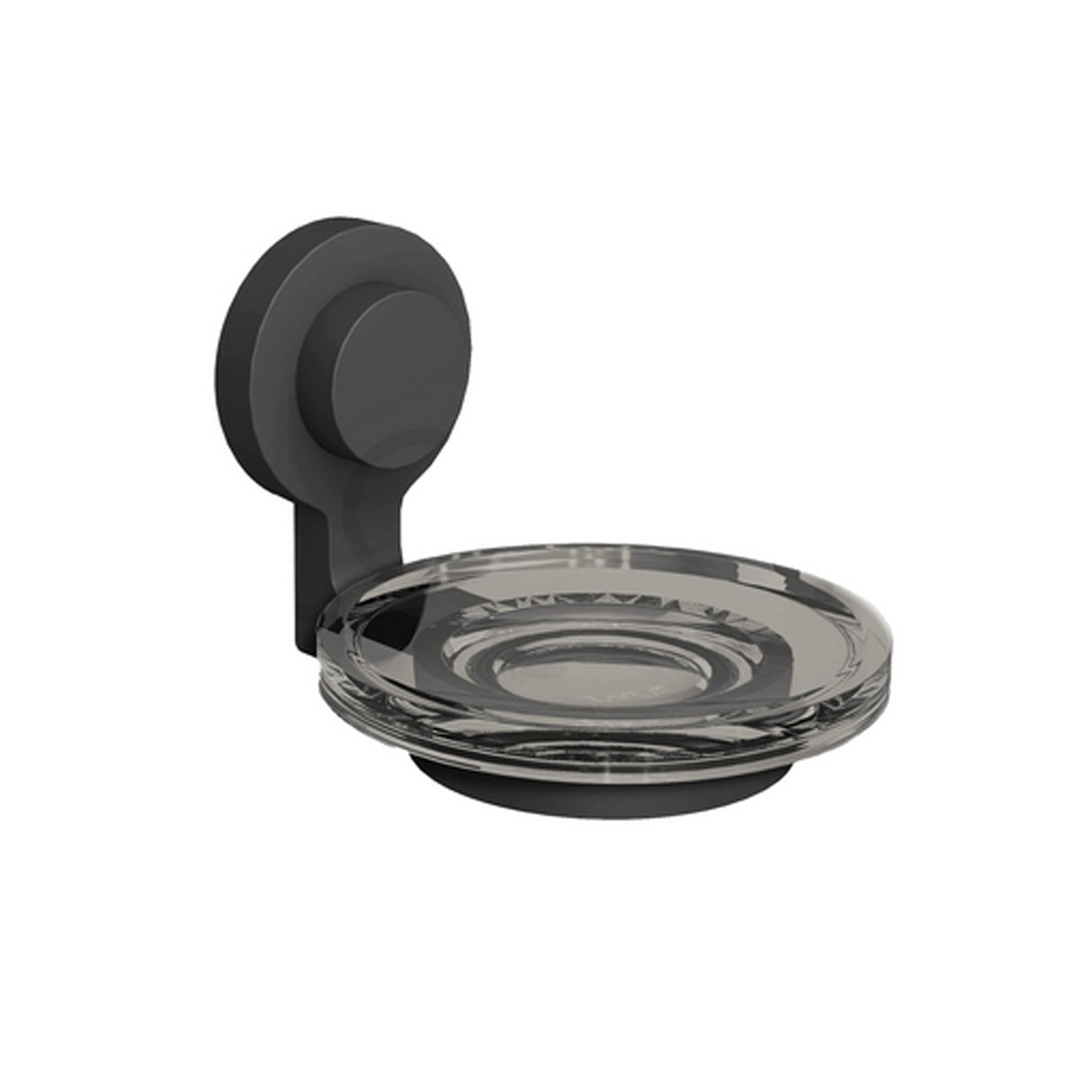 Portasapone a parete Koemo serie Kissy - Nero Opaco