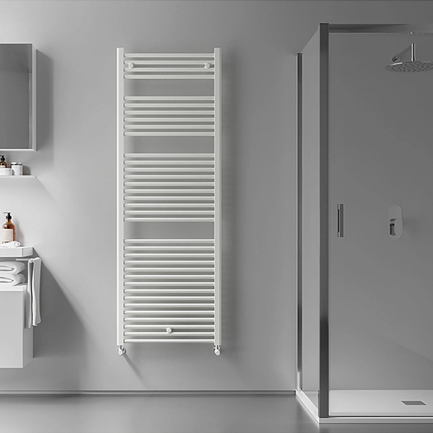 Termoarredo modello Sanremo Dritto di Lazzarini 1703x600 mm - Bianco by CeramicStore | Lo specialista del tuo bagno