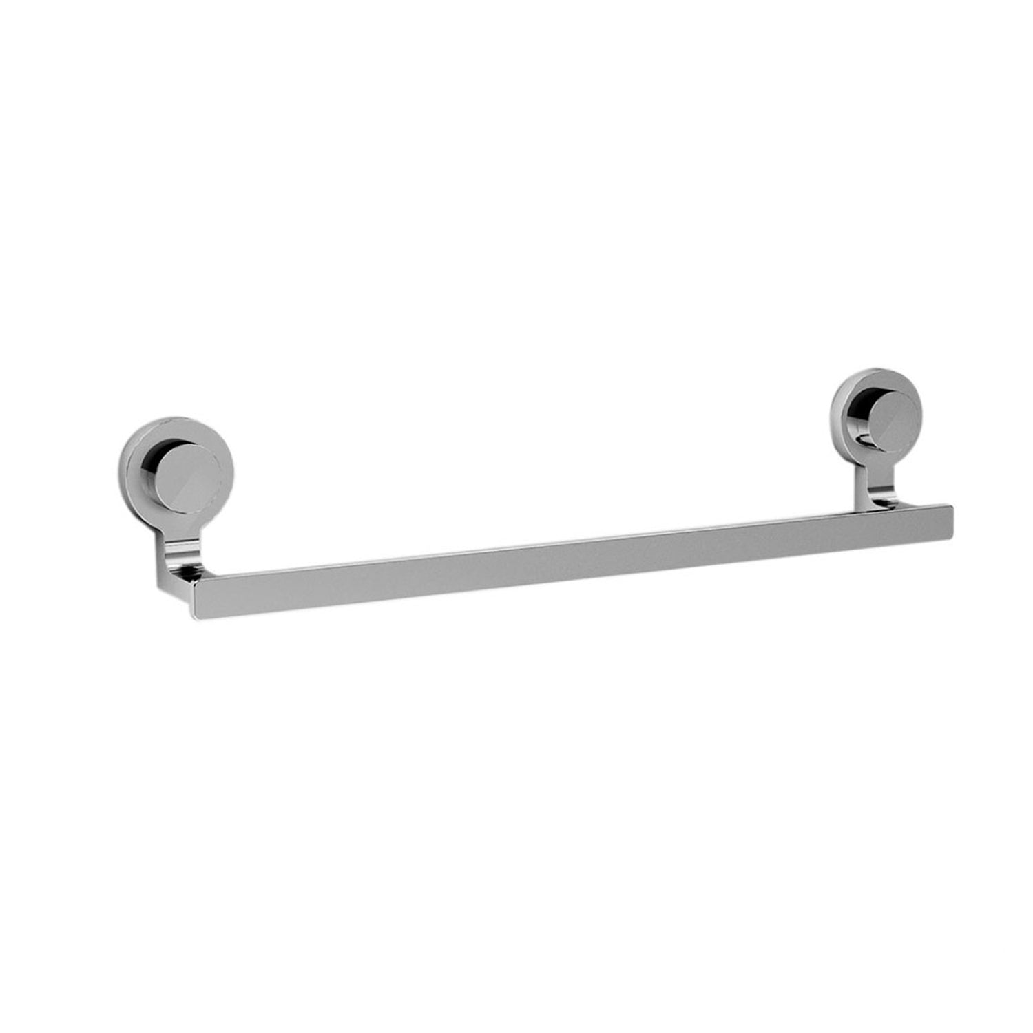 Portasalviette Koemo serie Kissy con asta quadrata 30 cm - Cromo