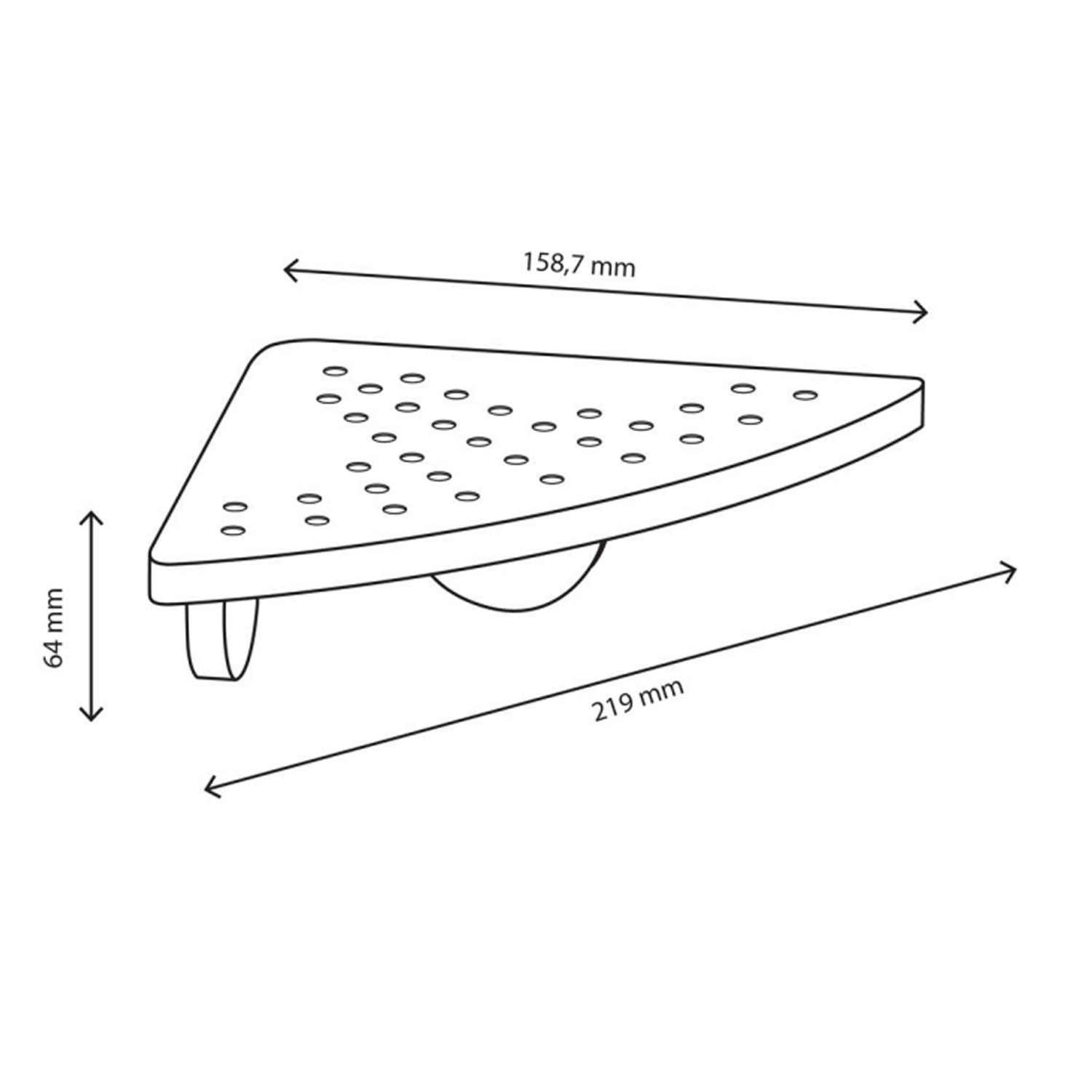 Angolare doccia Koemo serie Katay - Cromo 2