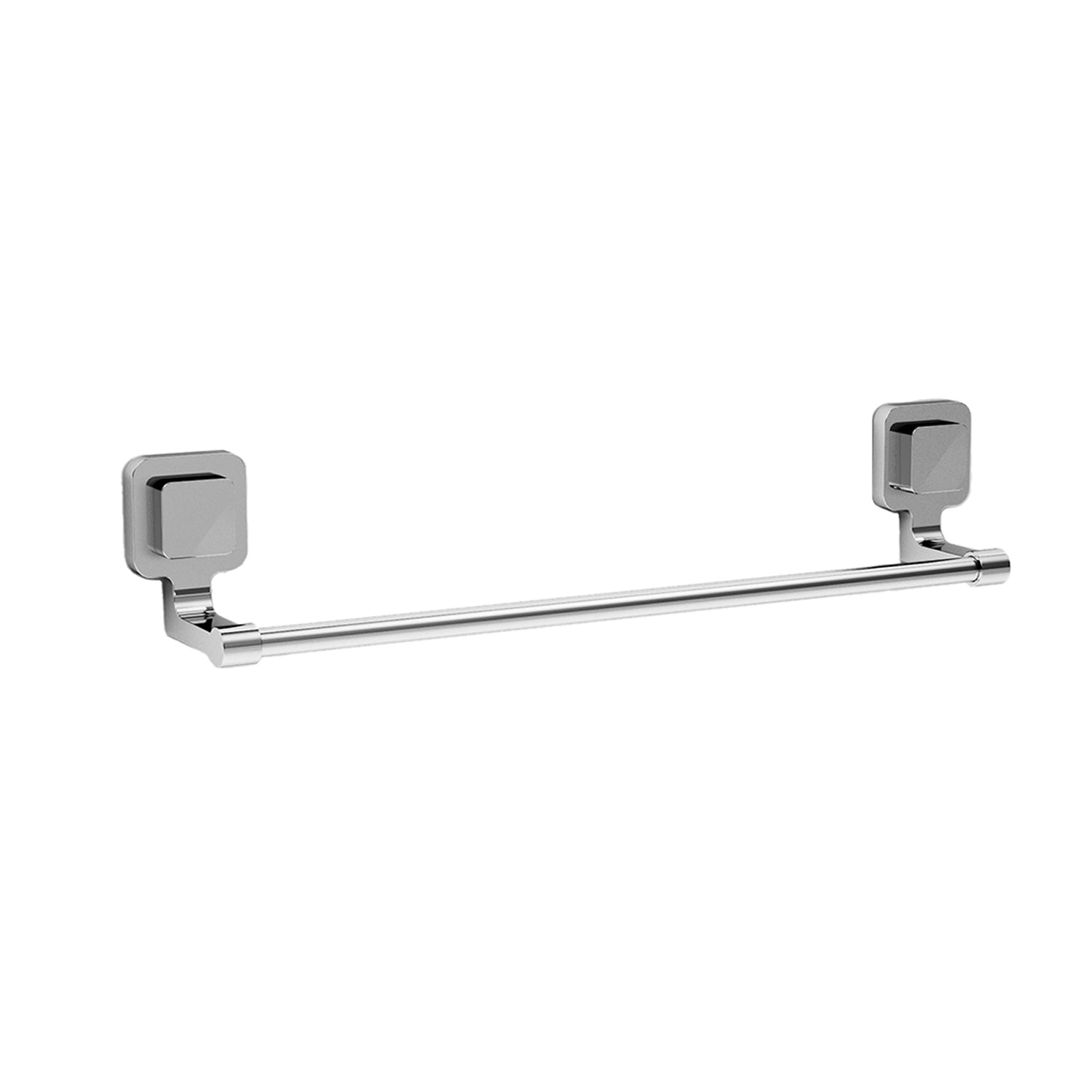 Portasalviette Koemo serie Kara con asta tonda 30 cm - Cromo