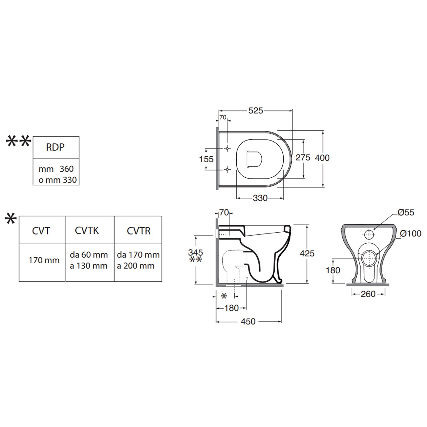 Sanitari Filomuro con scarico traslato Azzurra Charme design classico sedile soft close 5