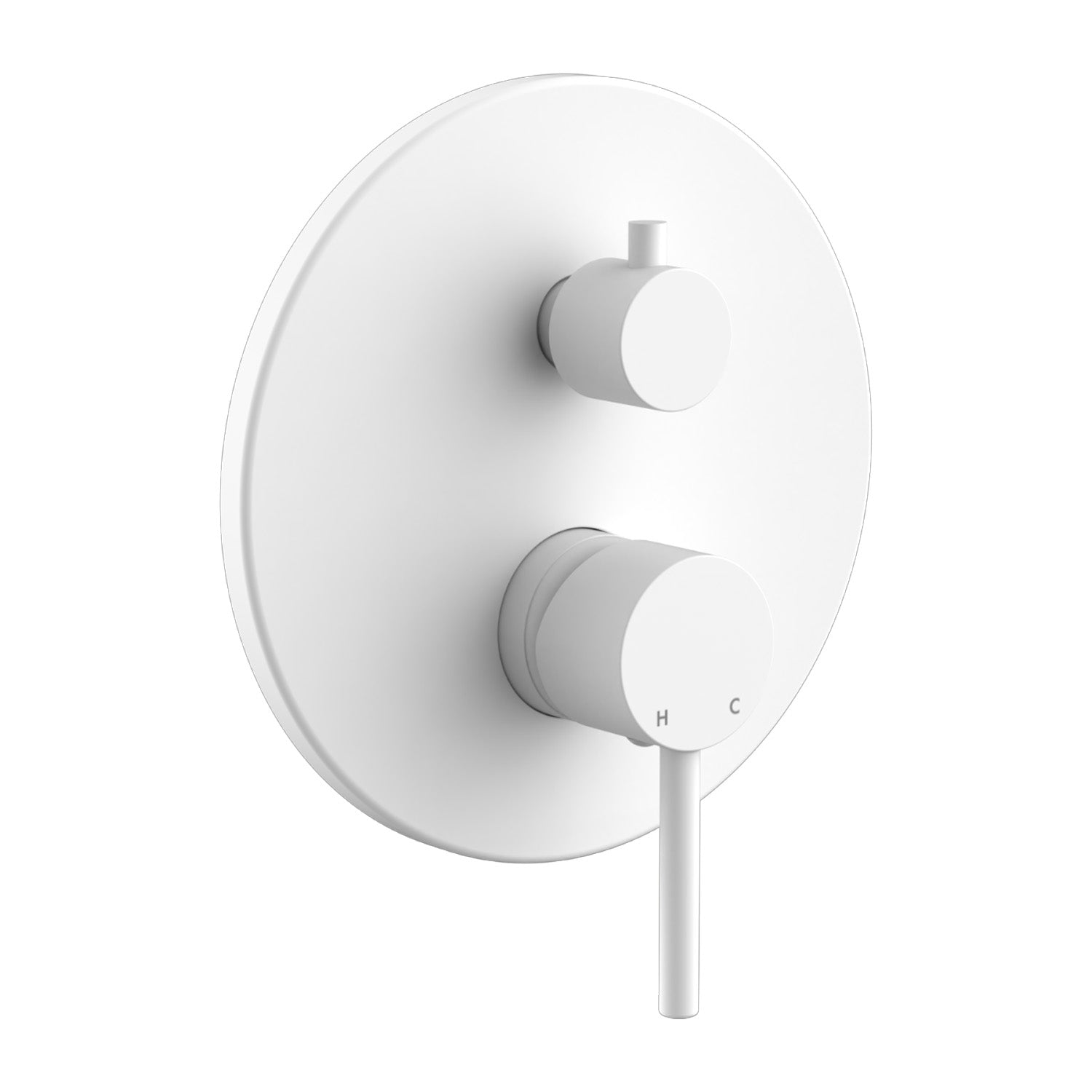  bidet e doccia 2 vie Moon in ottone bianco opaco by CeramicStore | Lo specialista del tuo bagno