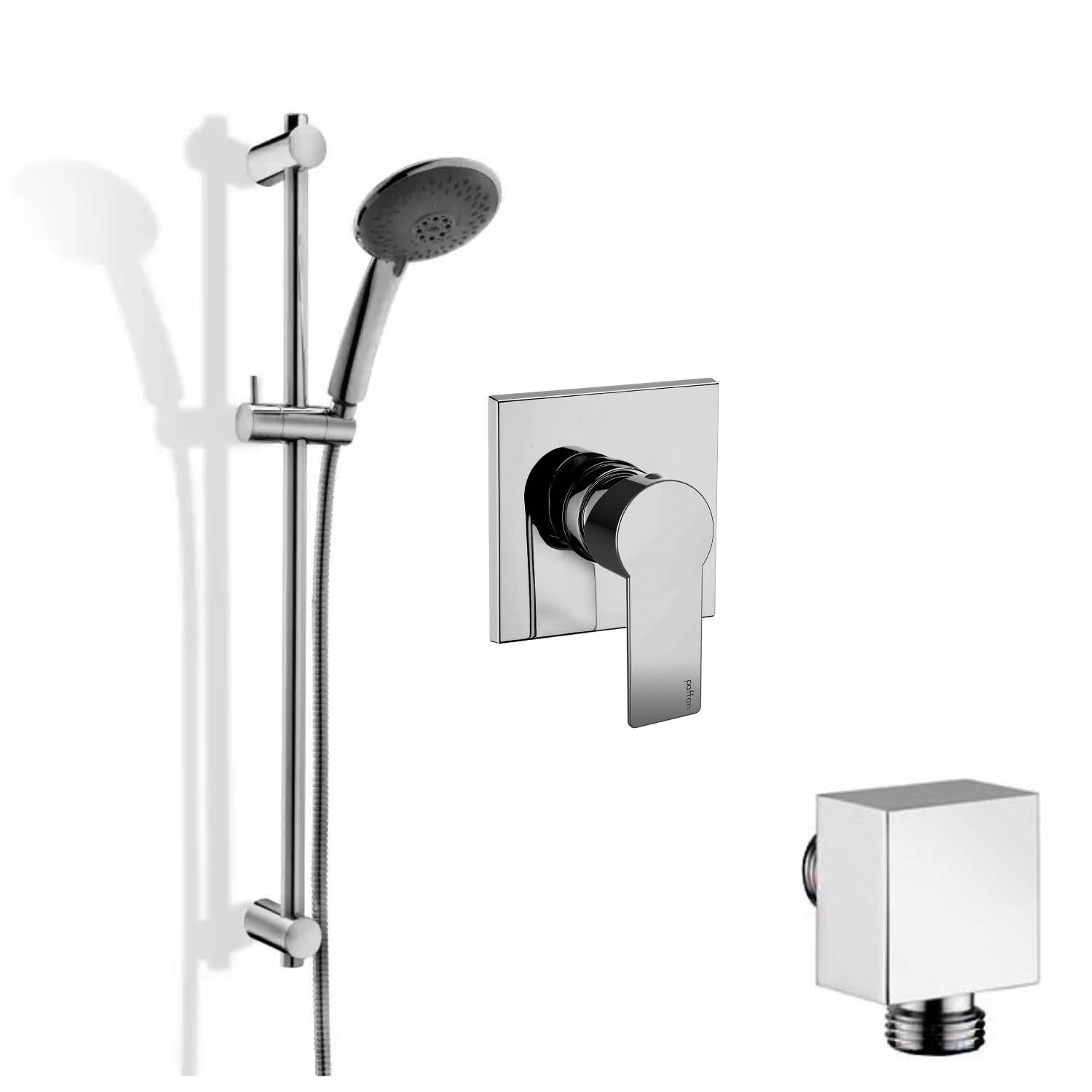 Set saliscendi con asta per doccia