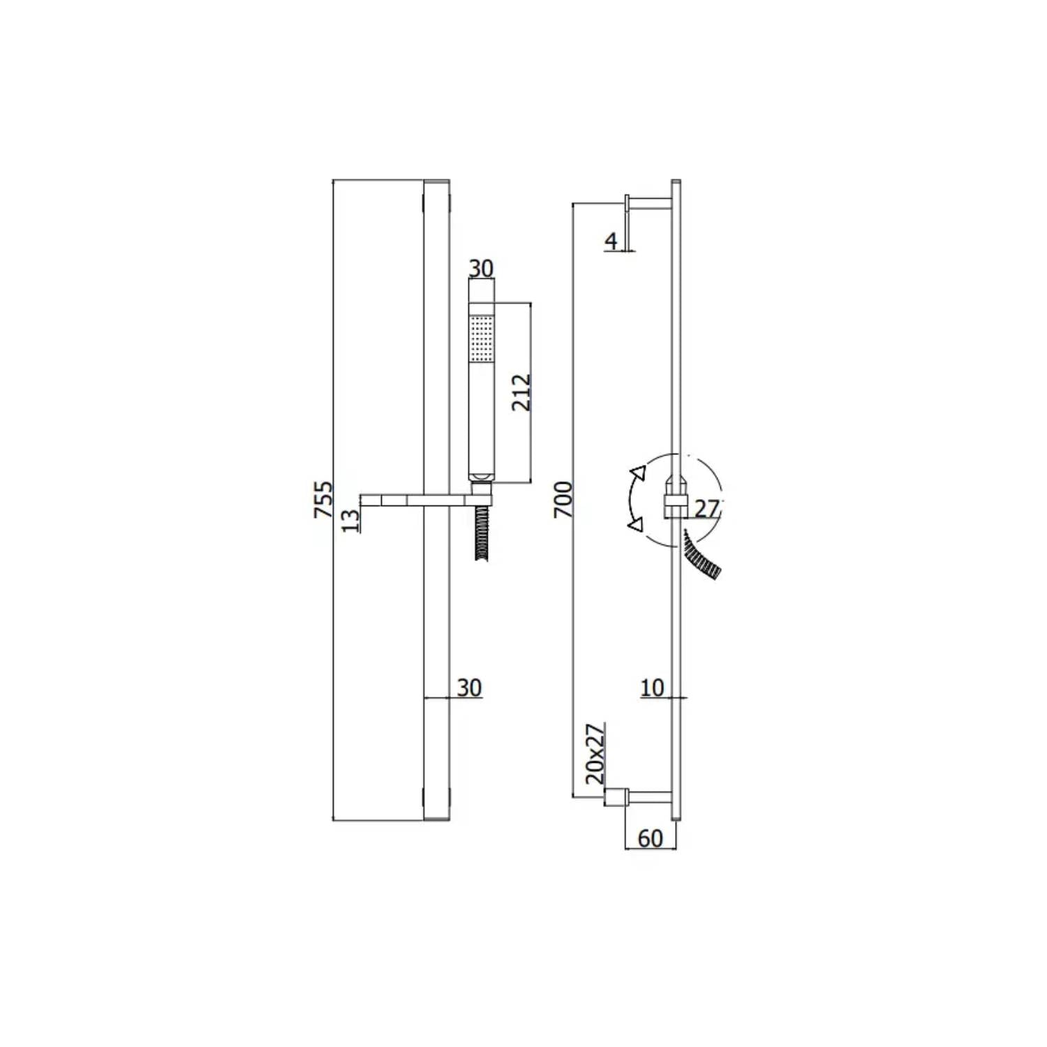  miscelatore ad incasso 1 uscita e presa d'acqua a muro Paffoni by CeramicStore | Lo specialista del tuo bagno