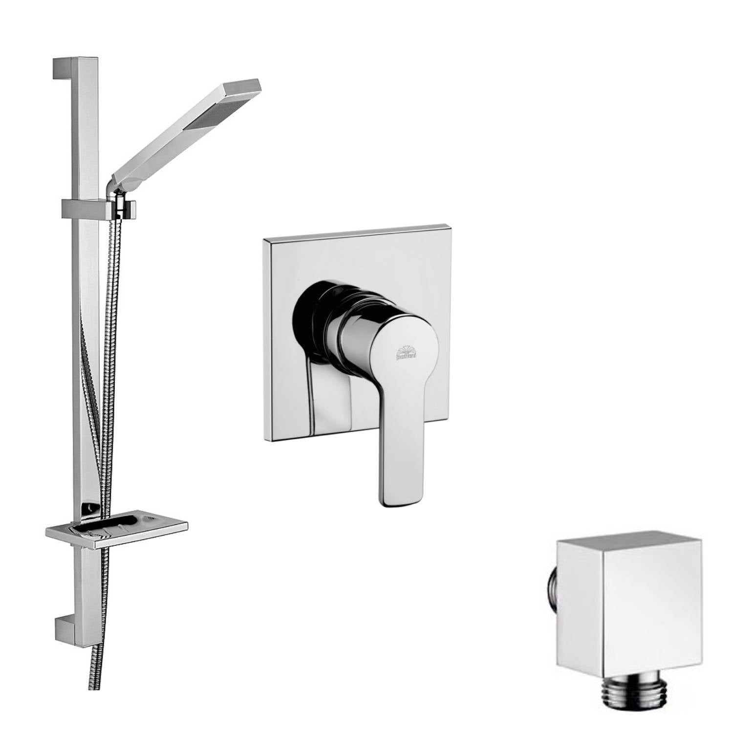 Set saliscendi Level con portasapone