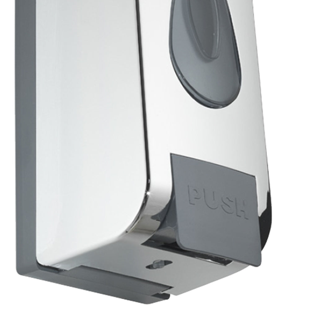  Distributore sapone o disinfettante mani Gedy modello Halibut da 630 ml - Cromato by CeramicStore | Lo specialista del tuo bagno