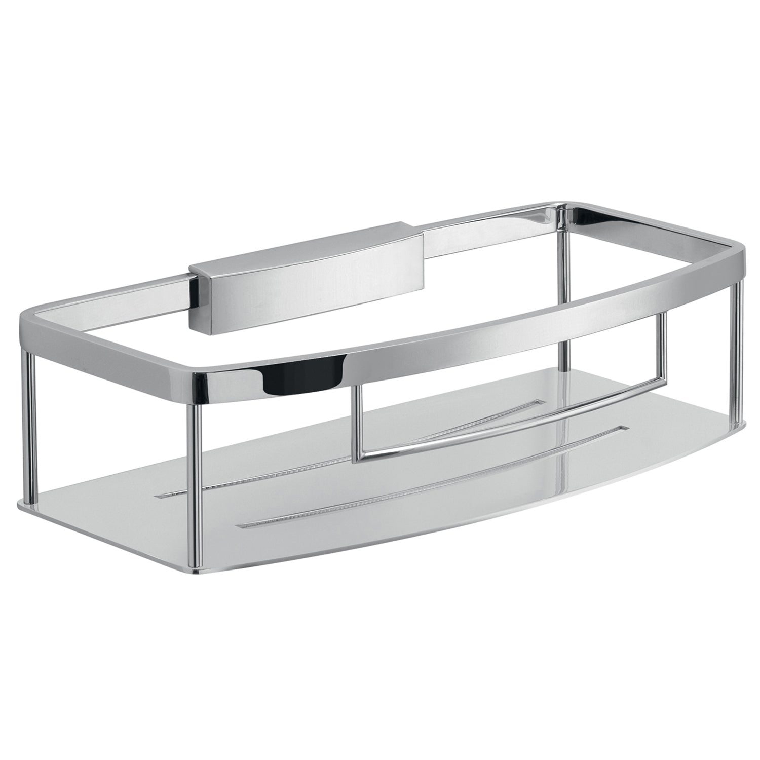 Portaoggetti doccia rettangolare modello Tobago di Gedy in Acciaio Inox - Cromato by CeramicStore | Lo specialista del tuo bagno